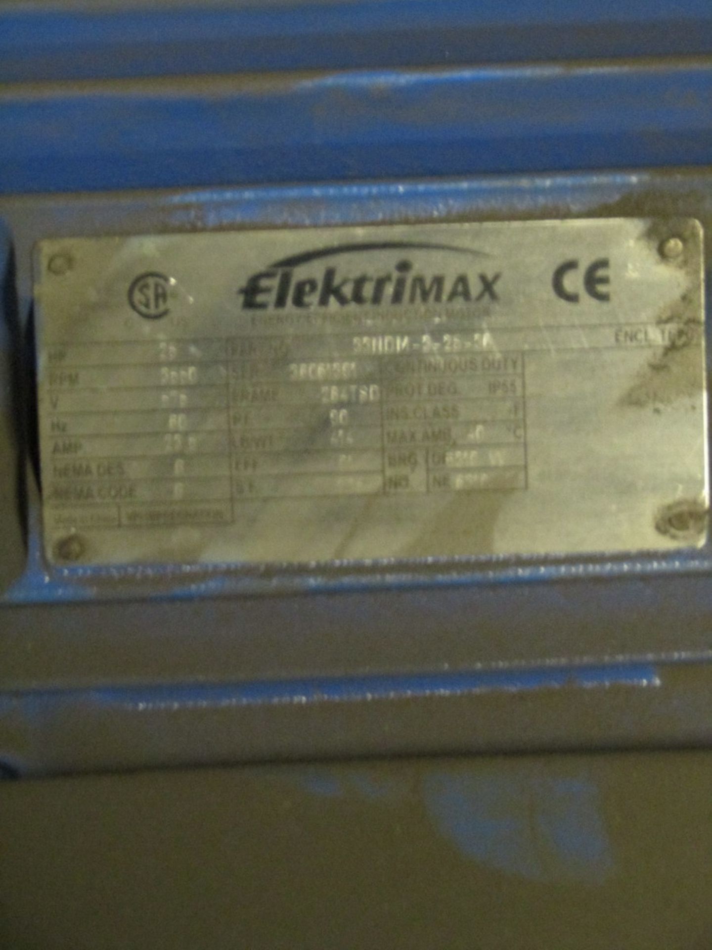 Elektrimax 25HP Motor - Image 3 of 3