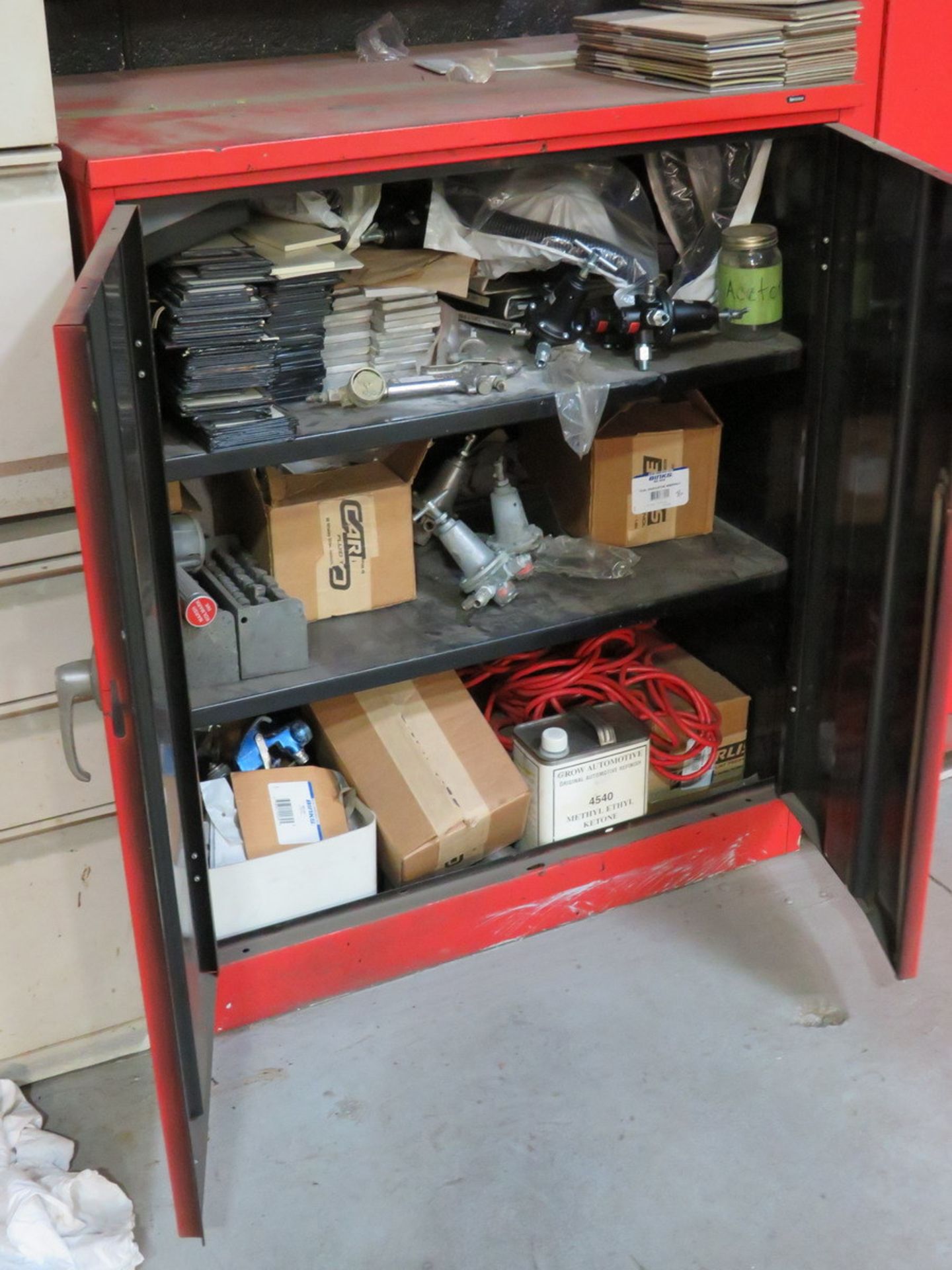 2-Door Metal Vertical Storage Cabinet - Image 2 of 2