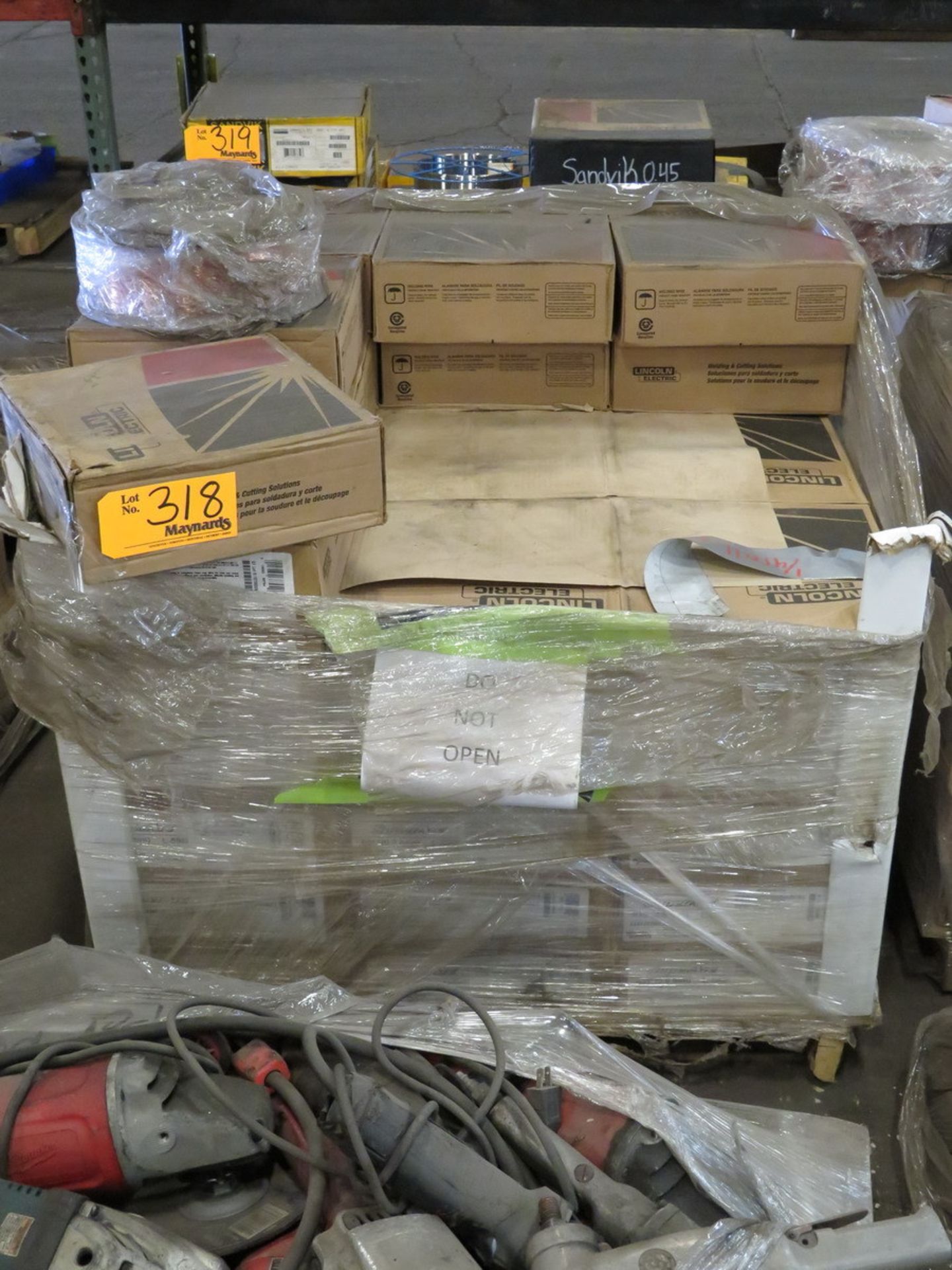 Lincoln Pallet of Welding Wire