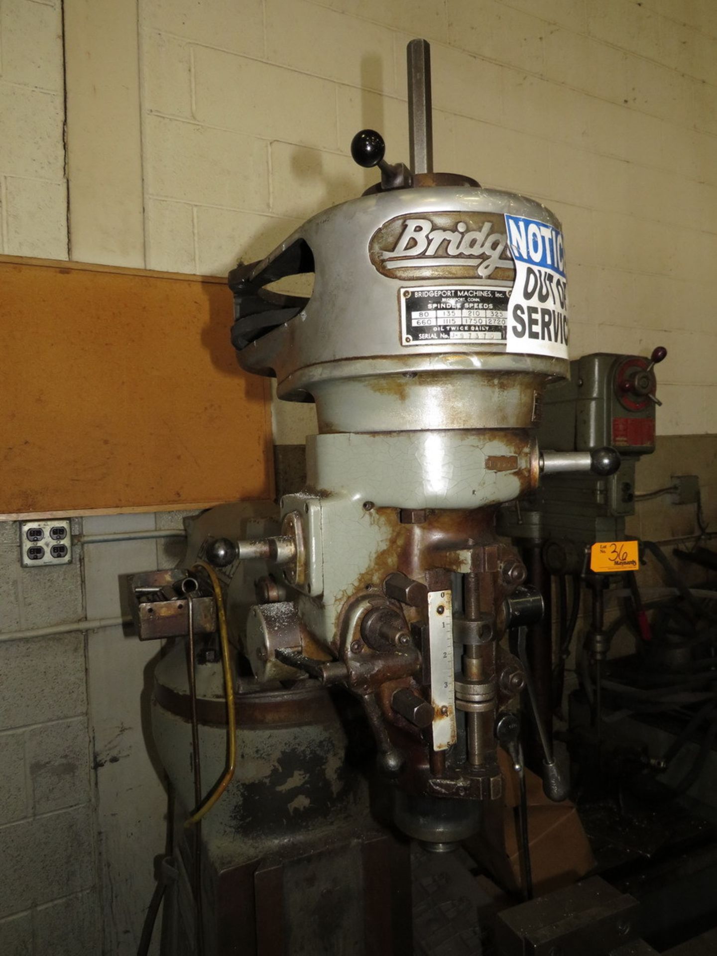 Bridgeport Milling Machine - Image 2 of 3