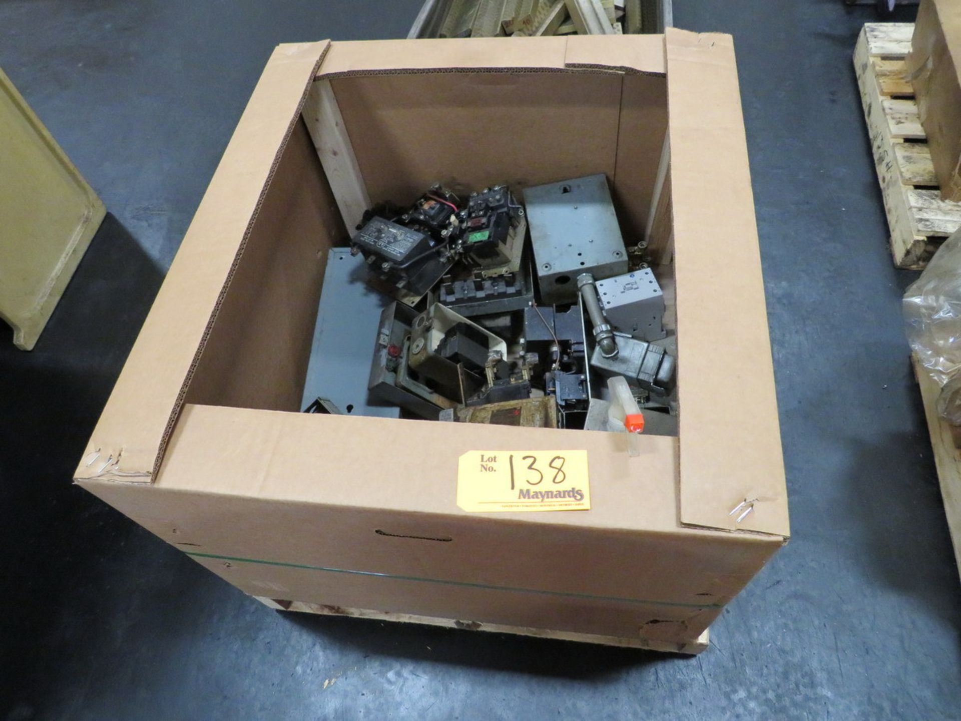 Box of Assorted Circuit Breakers