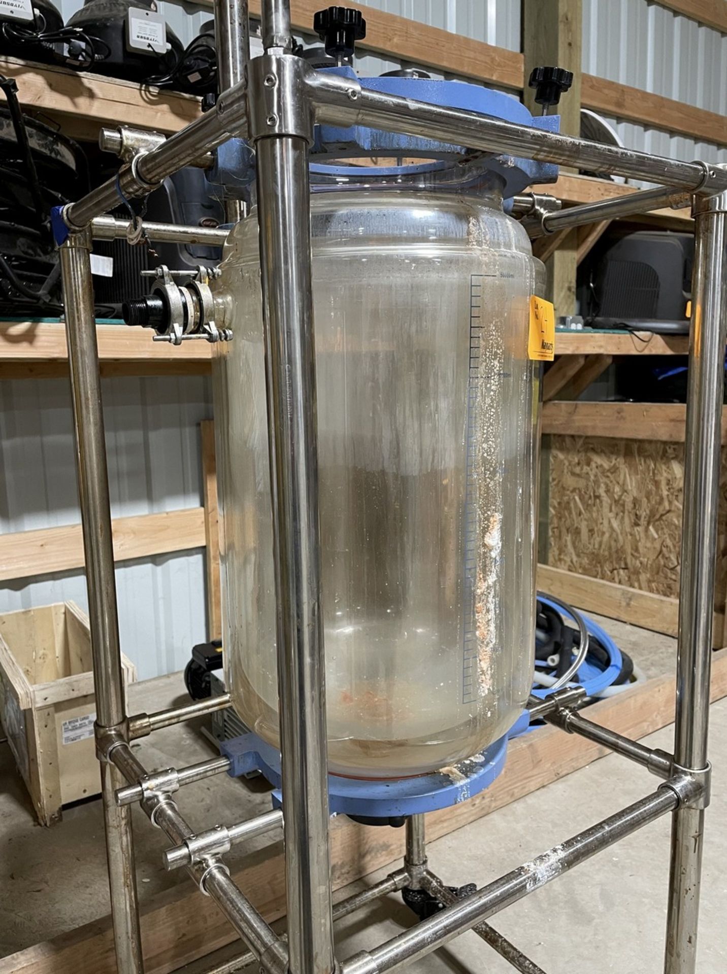 50L Glass Reactor w/ Stainless Steel Basket - Image 2 of 3