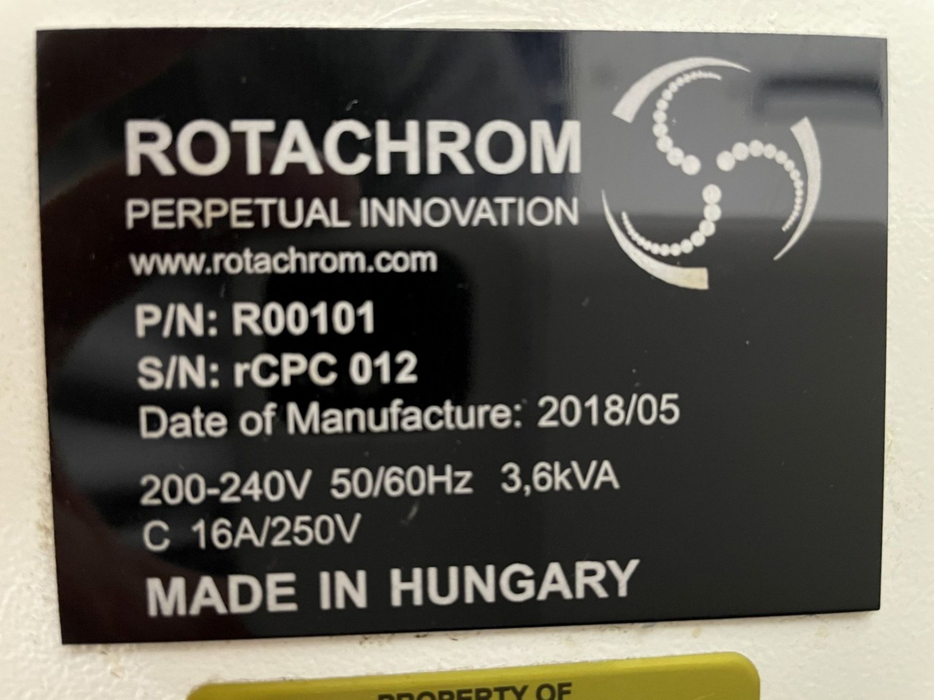 2018 RotaChrom rCPC "Pilot-Scale" Centrifugal Partition Chromatographic Instrument - Image 10 of 26