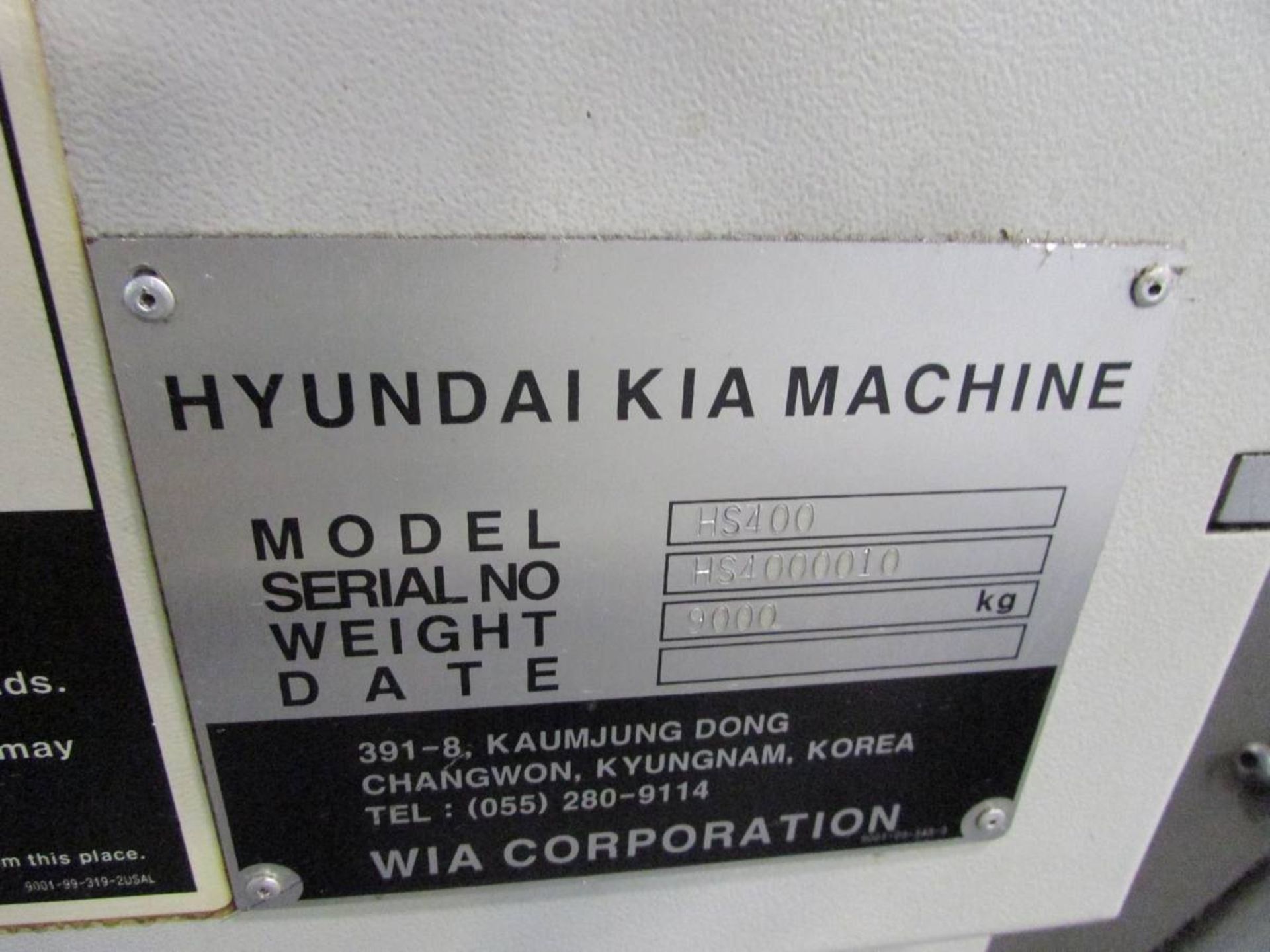 2007 Hyundia Kia Machine HS400 Horizontal 4-Axis CNC Machining Center - Image 33 of 33