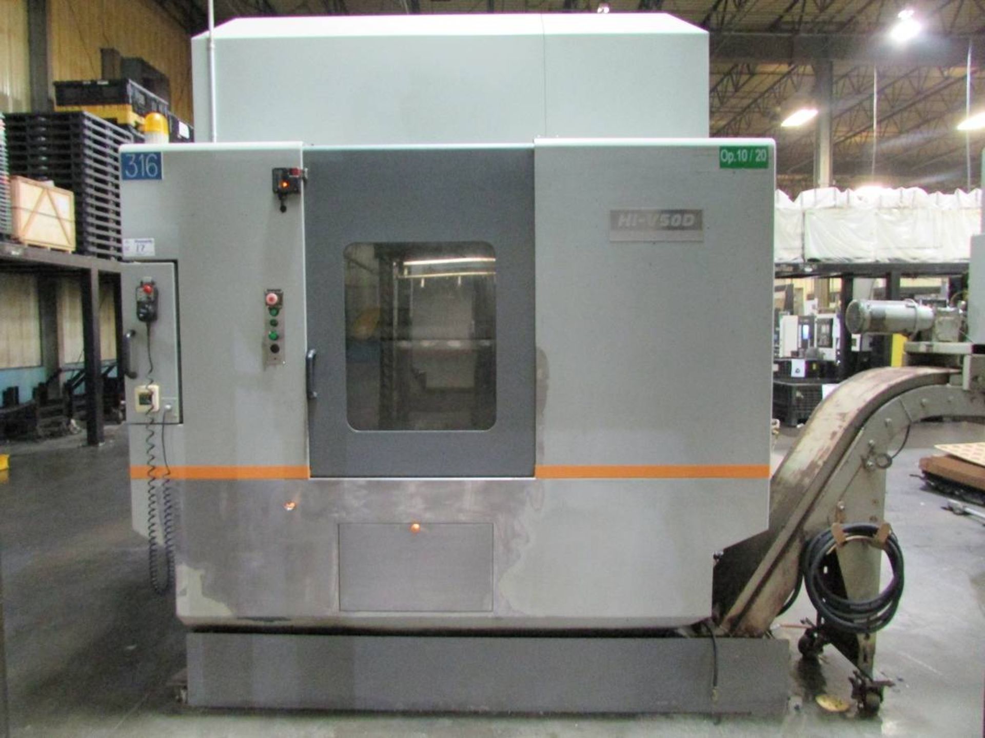 2006 Hyundia Kia Machine HIV50D Vertical 3-Axis CNC Machining Center - Image 10 of 29