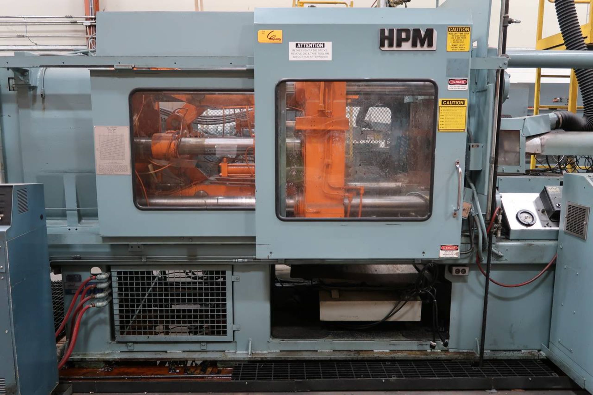 1987 HPM 400-TP-20 400-Ton Thermo Plastic Injection Molding Press - Image 5 of 34