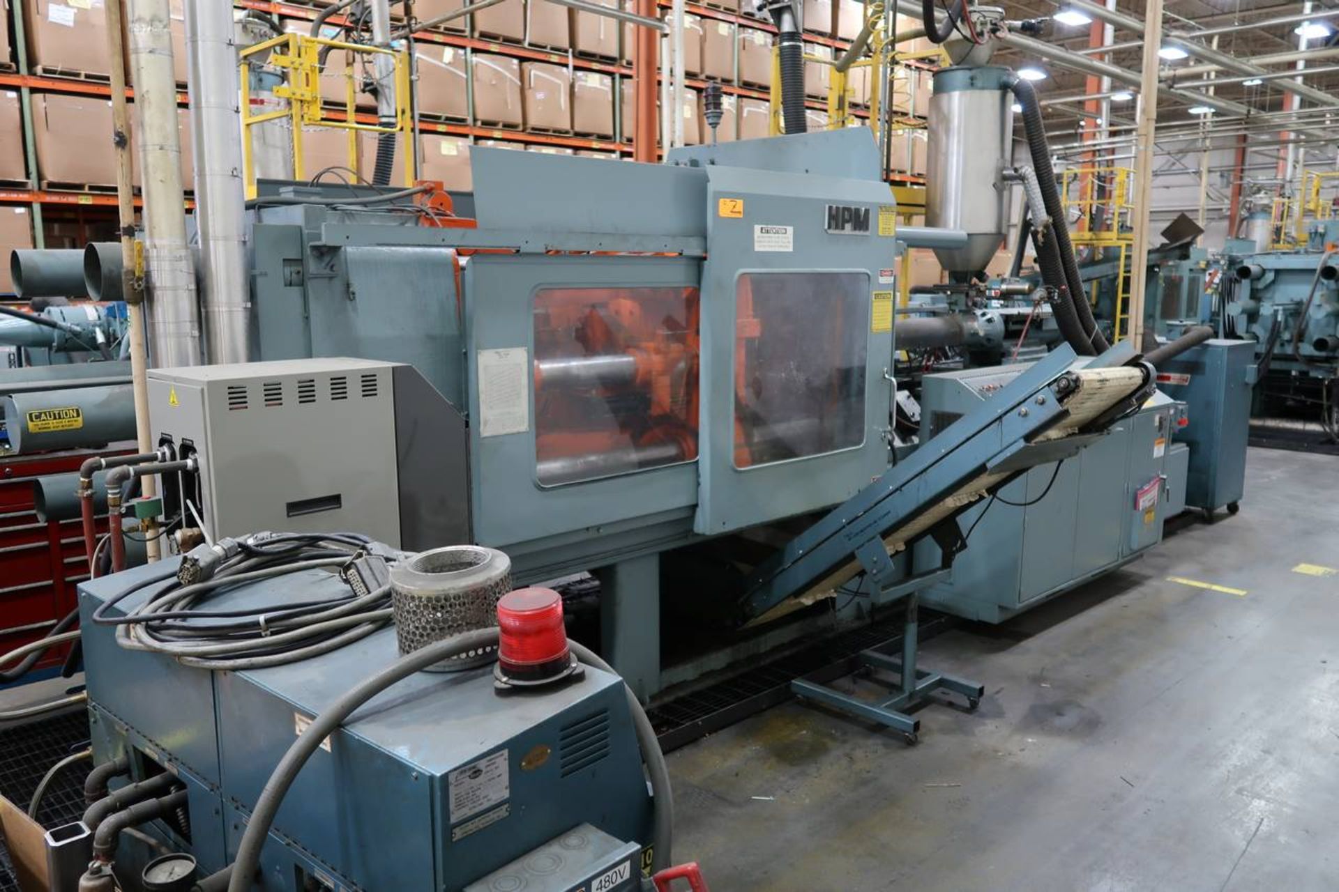 1987 HPM 400-TP-20 400-Ton Thermo Plastic Injection Molding Press