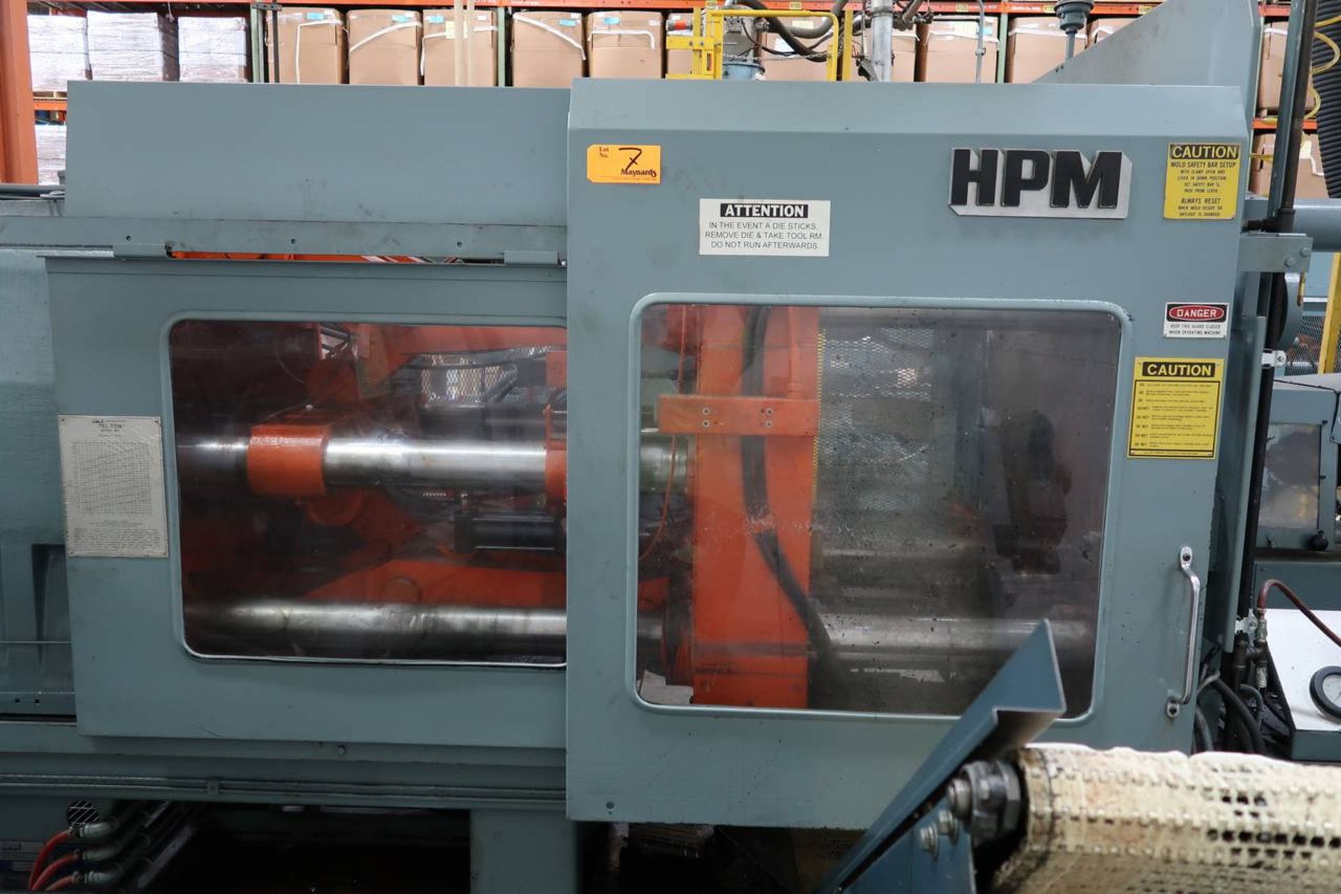 1987 HPM 400-TP-20 400-Ton Thermo Plastic Injection Molding Press - Image 7 of 38