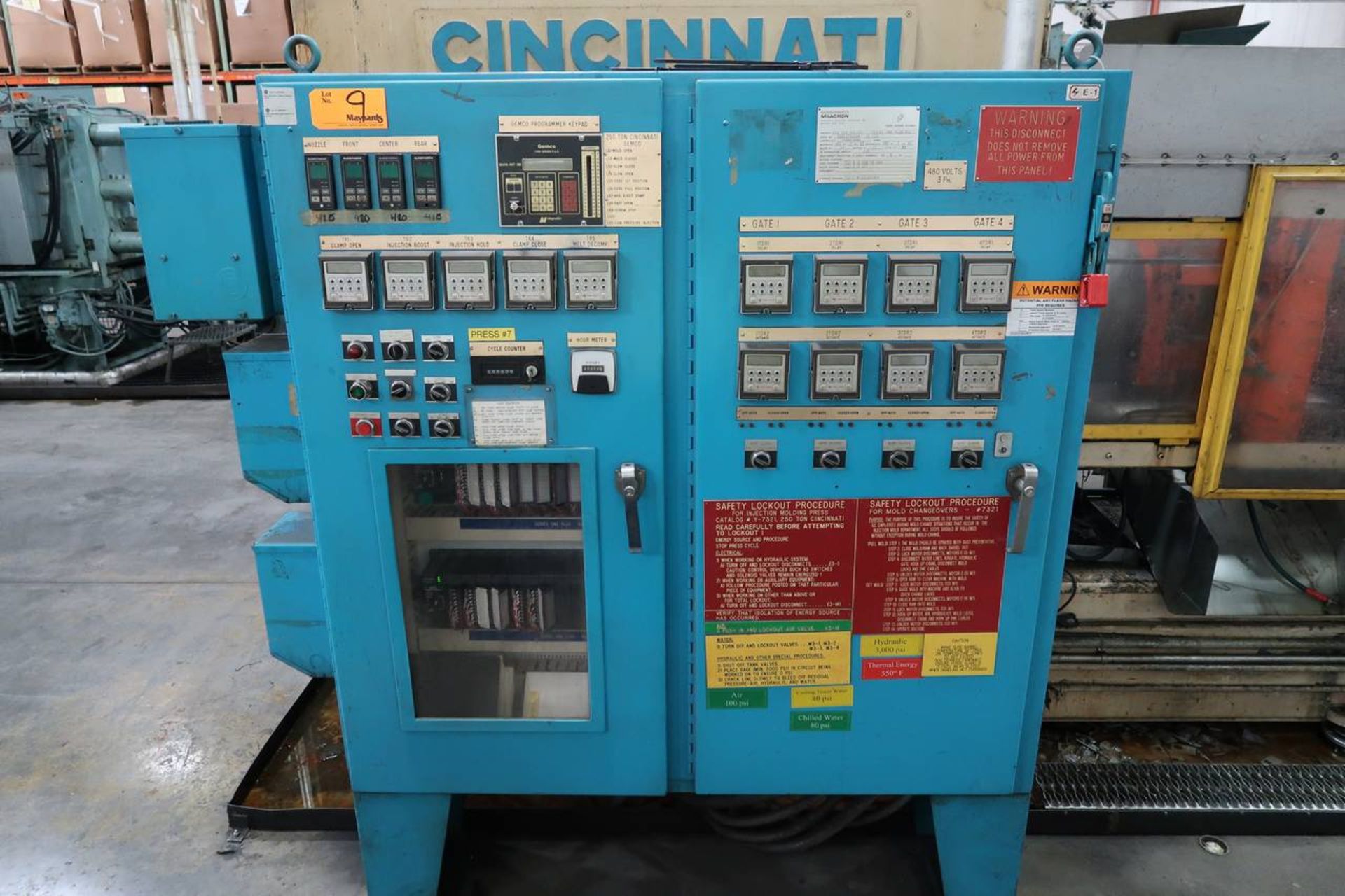 Cincinnati-Milacron 250T 250-Ton Thermo Plastic Injection Molding Press - Image 23 of 46