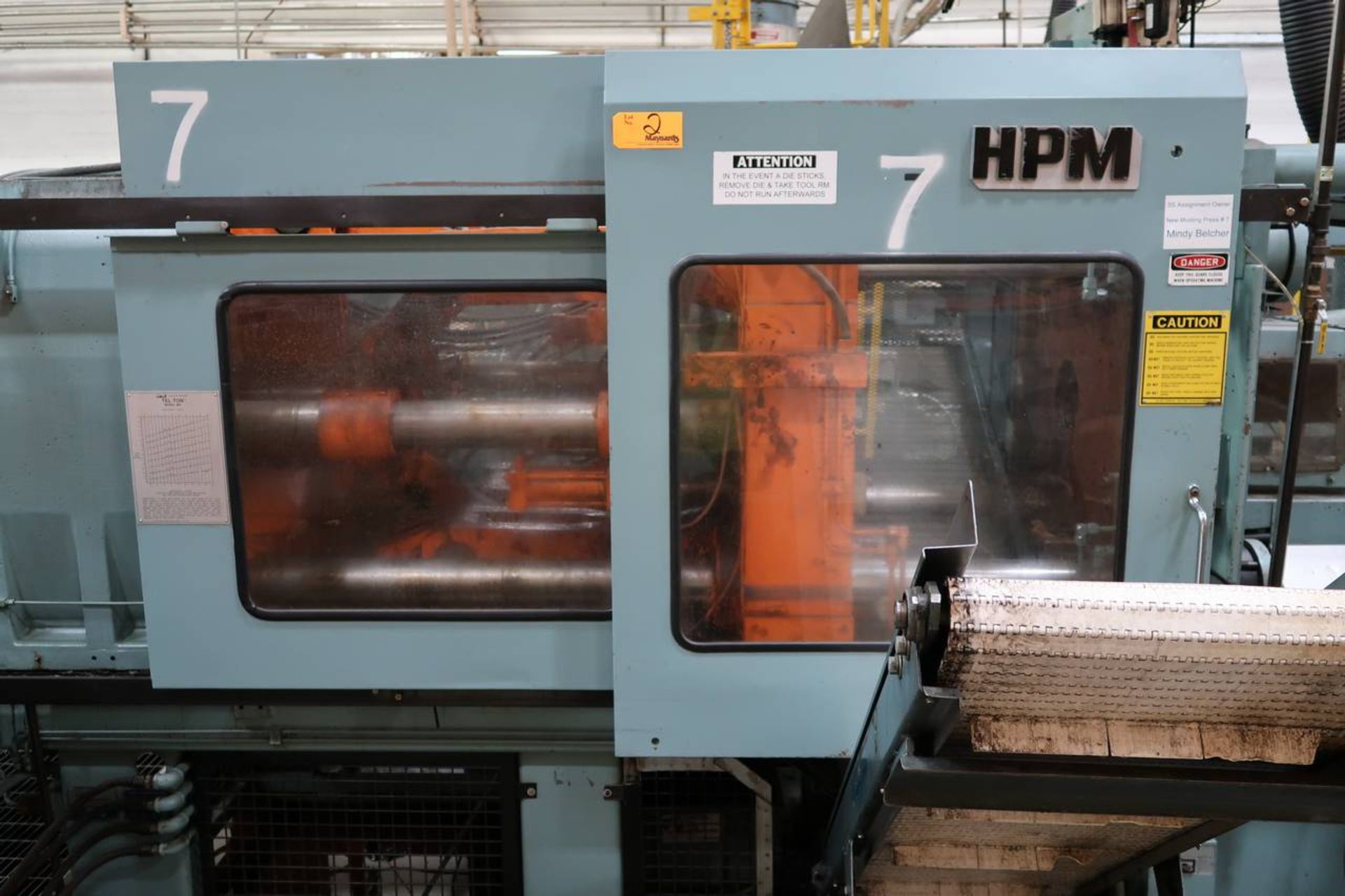 1986 HPM 400-TP-20 400-Ton Thermo Plastic Injection Molding Press - Image 5 of 39