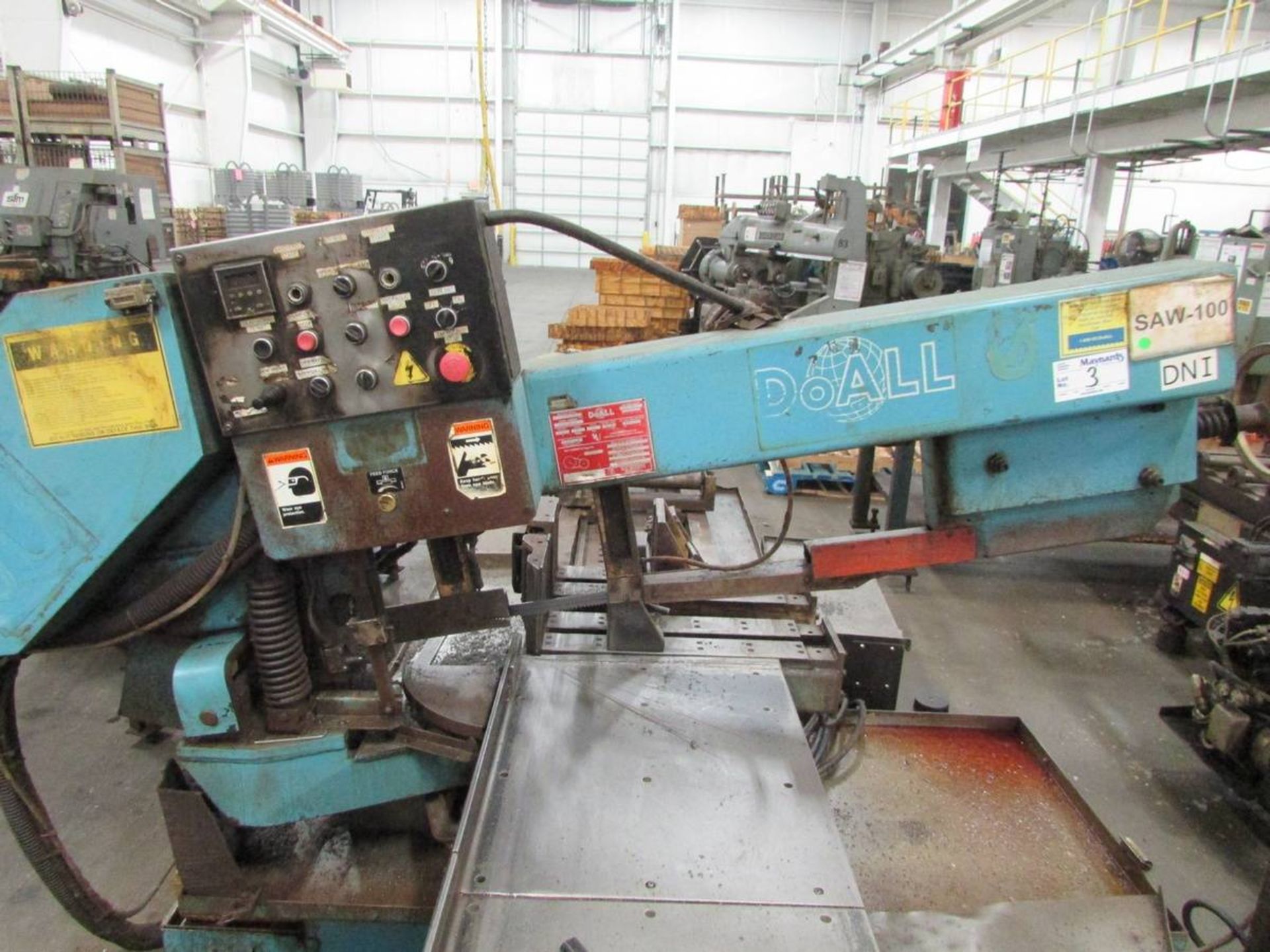 DoAll C-916SA Automatic Horizontal Bandsaw - Image 4 of 14