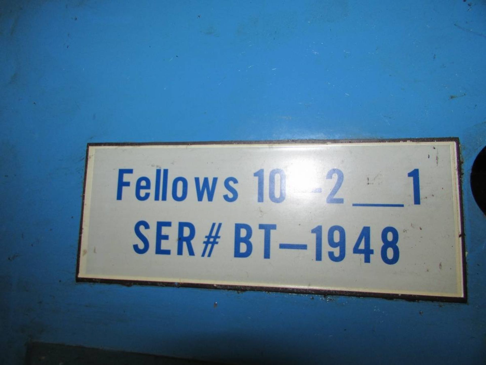 Fellows 10-2_2 Vertical Gear Shaping Machine - Image 17 of 18