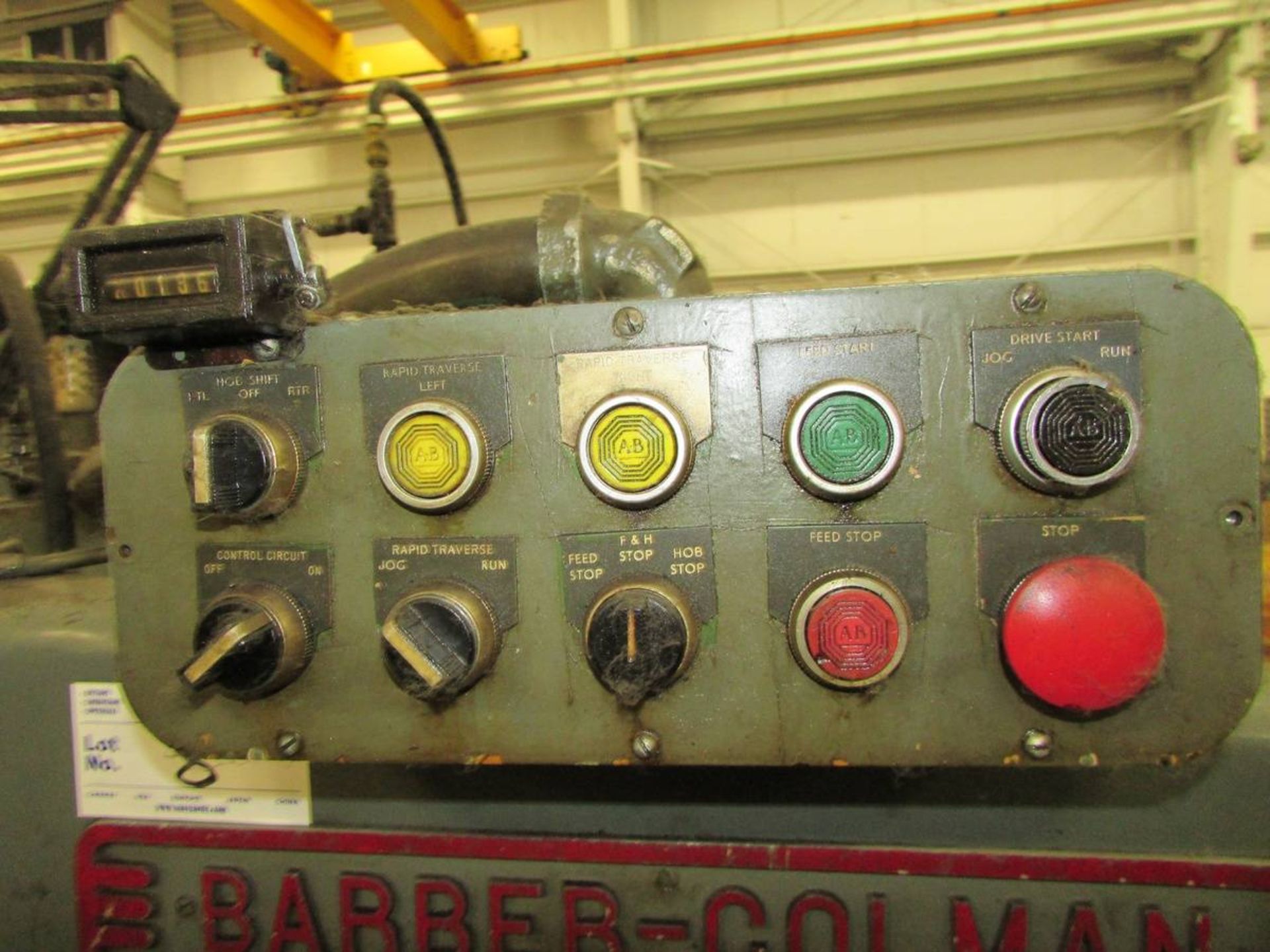 Barber Colman 16-16 Gear Hobbing Machine - Image 10 of 24