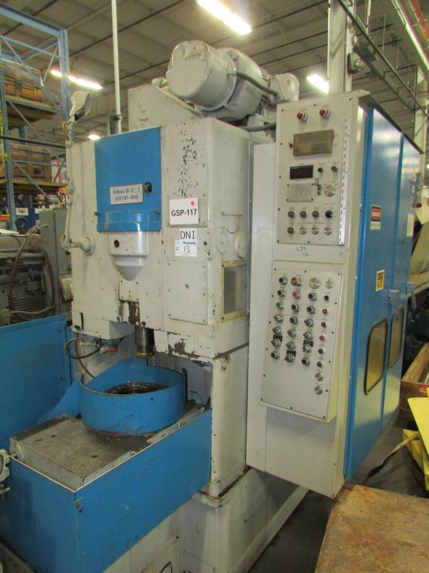 Fellows 10-2_2 Vertical Gear Shaping Machine - Image 6 of 18