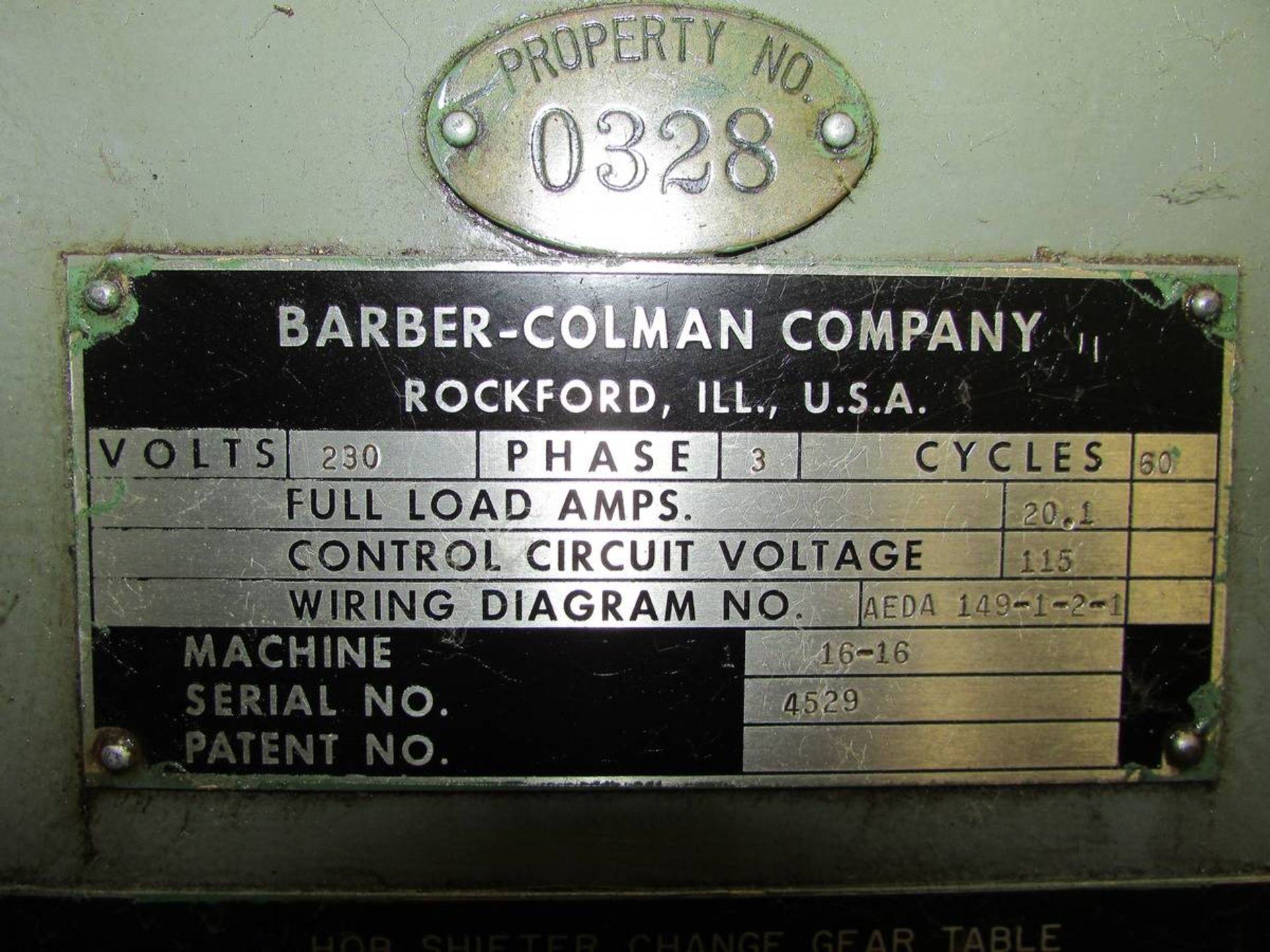 Barber Colman 16-16 Gear Hobbing Machine - Image 24 of 24