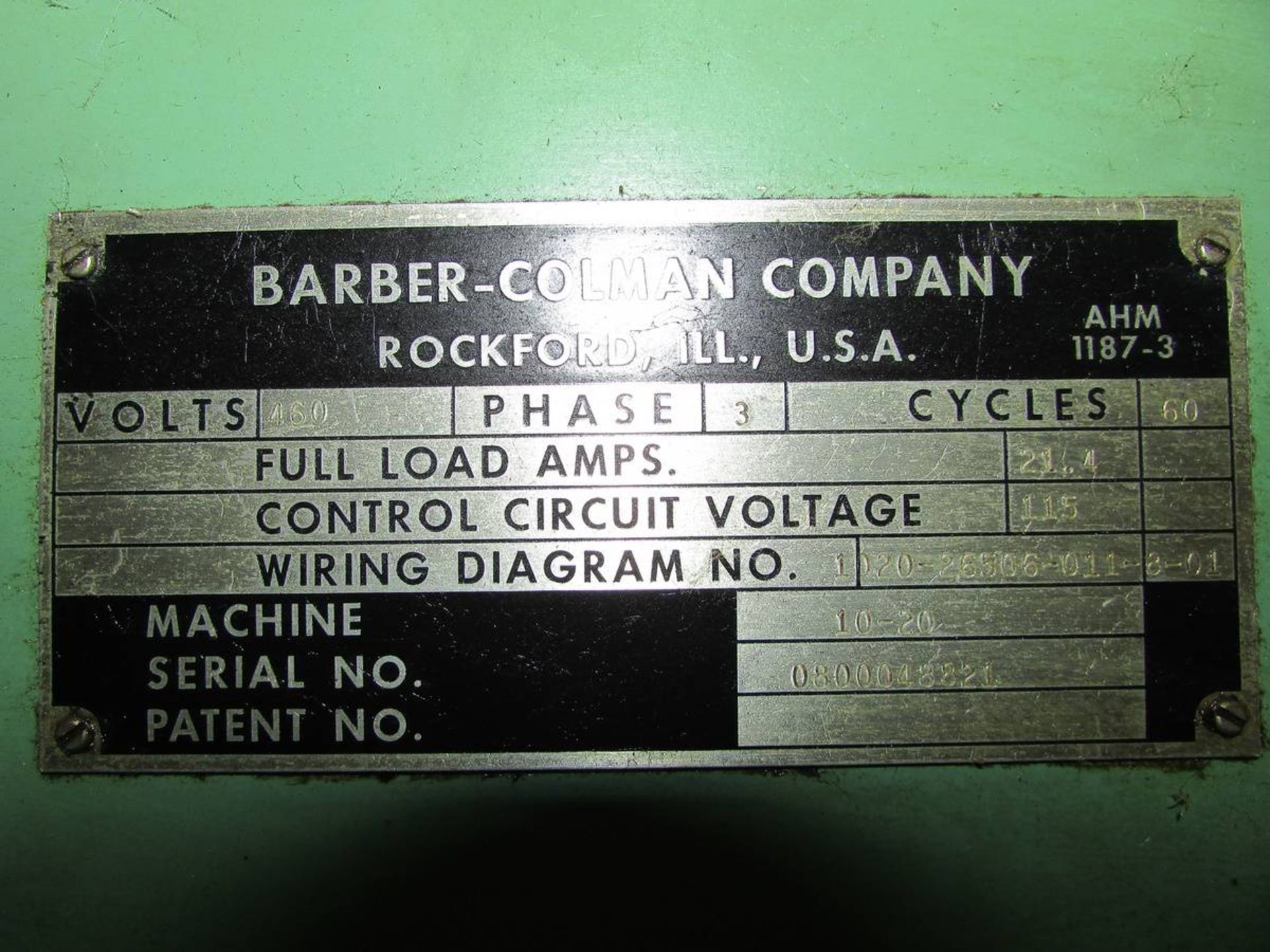 Barber Colman 10-20 CNC Gear Hobbing Machine - Image 20 of 20