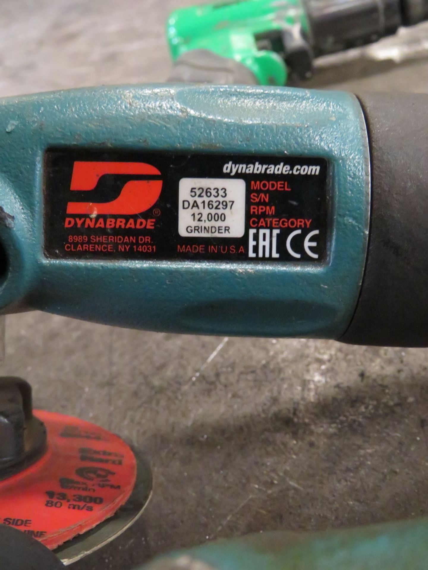 Dynablade 52633 (5) Right Angle Pneumatic Grinder - Image 2 of 2