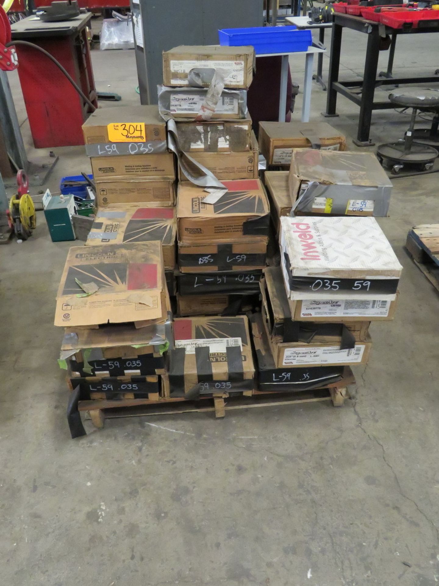 Lincoln Pallet of Welding Wire