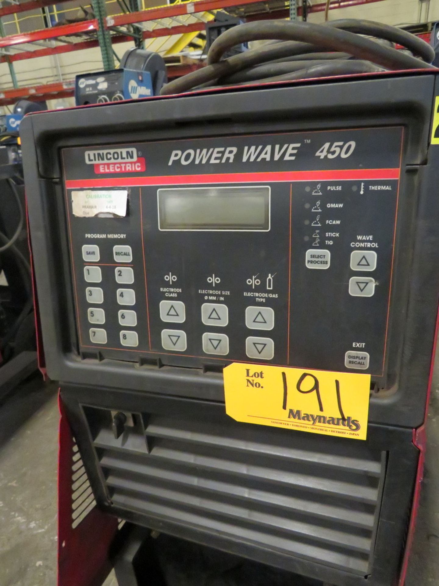 Lincoln Powerwave 450 Welding Power Source - Image 2 of 2