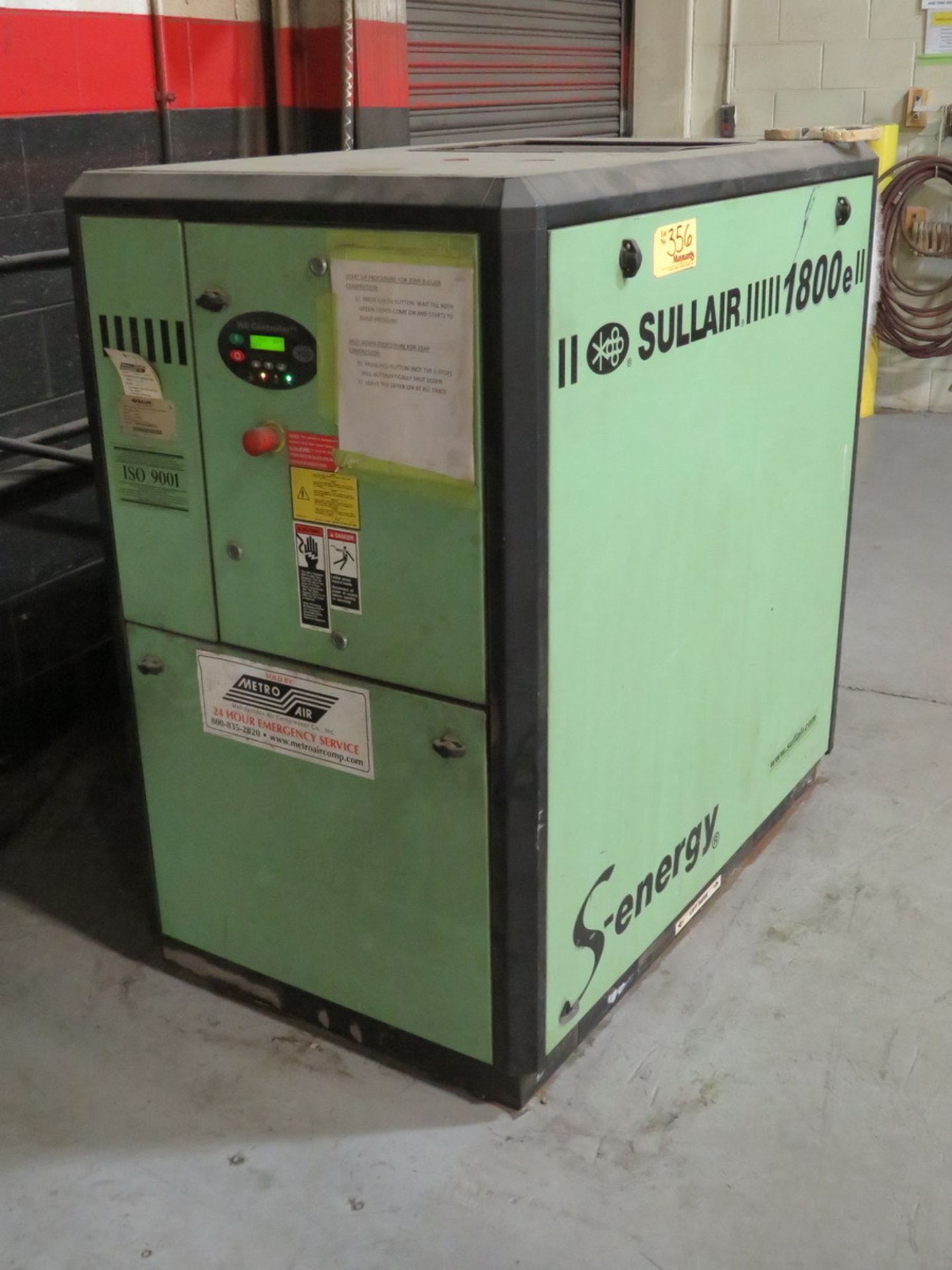 Sullair 1800E/A Air Compressor - Image 2 of 5