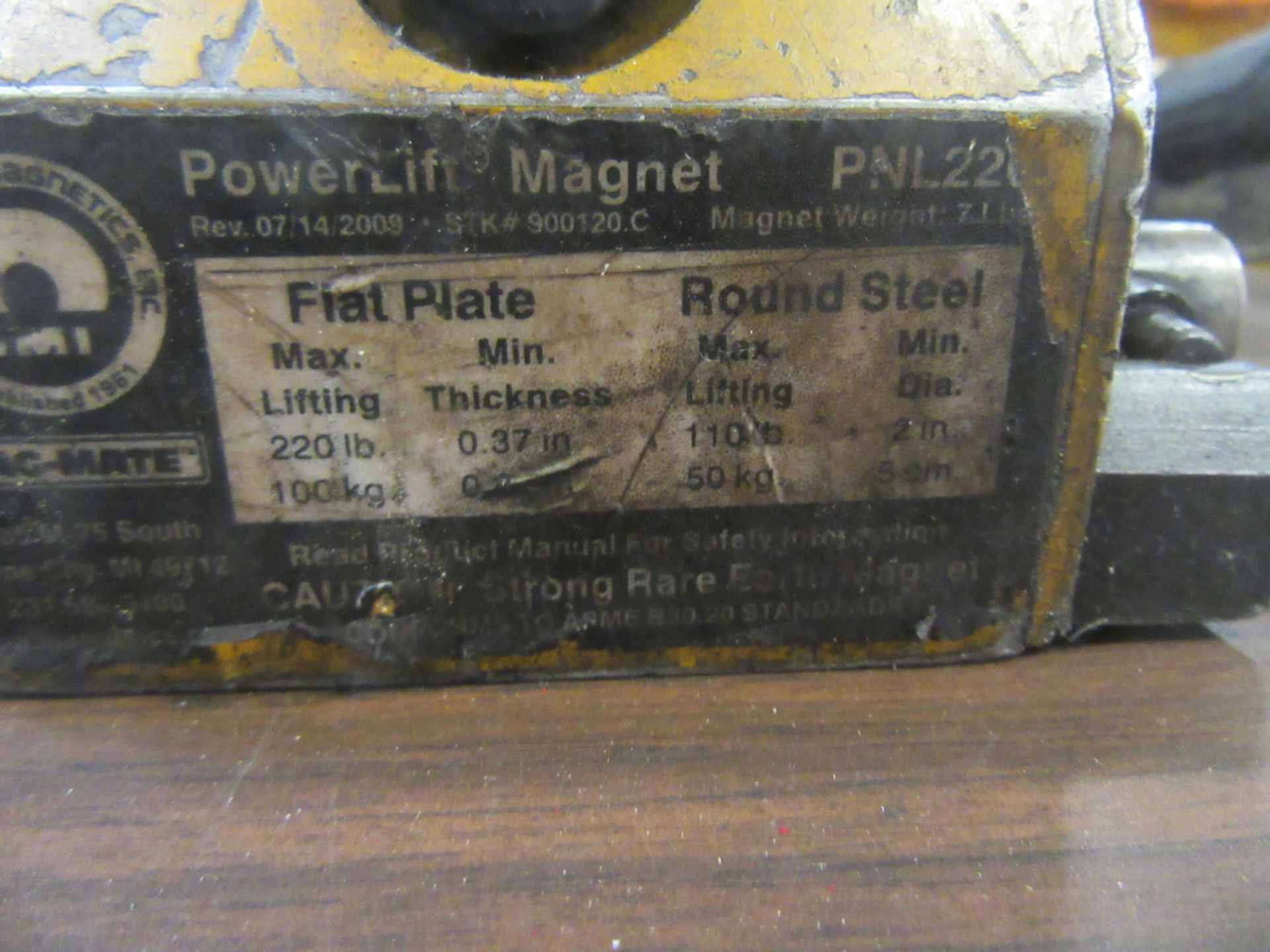 Mag-Mate PNL220 Powerlift Magnet - Image 2 of 3