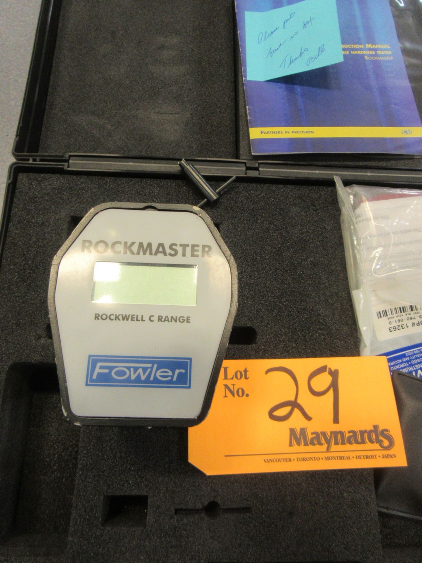 CV Instruments Rockmaster Portable Hardness Tester - Image 2 of 2