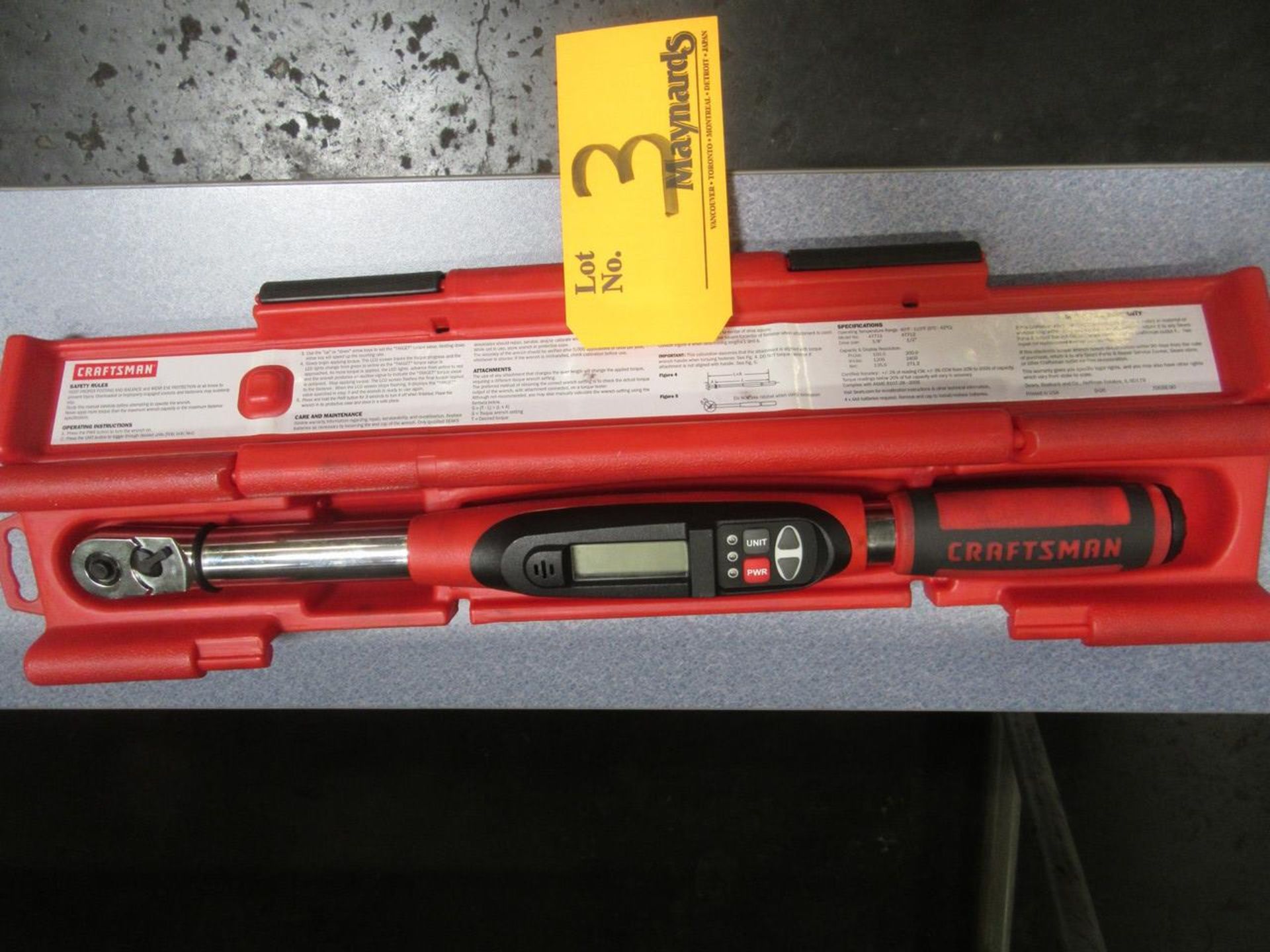 Craftsman 47711 Torque Wrench