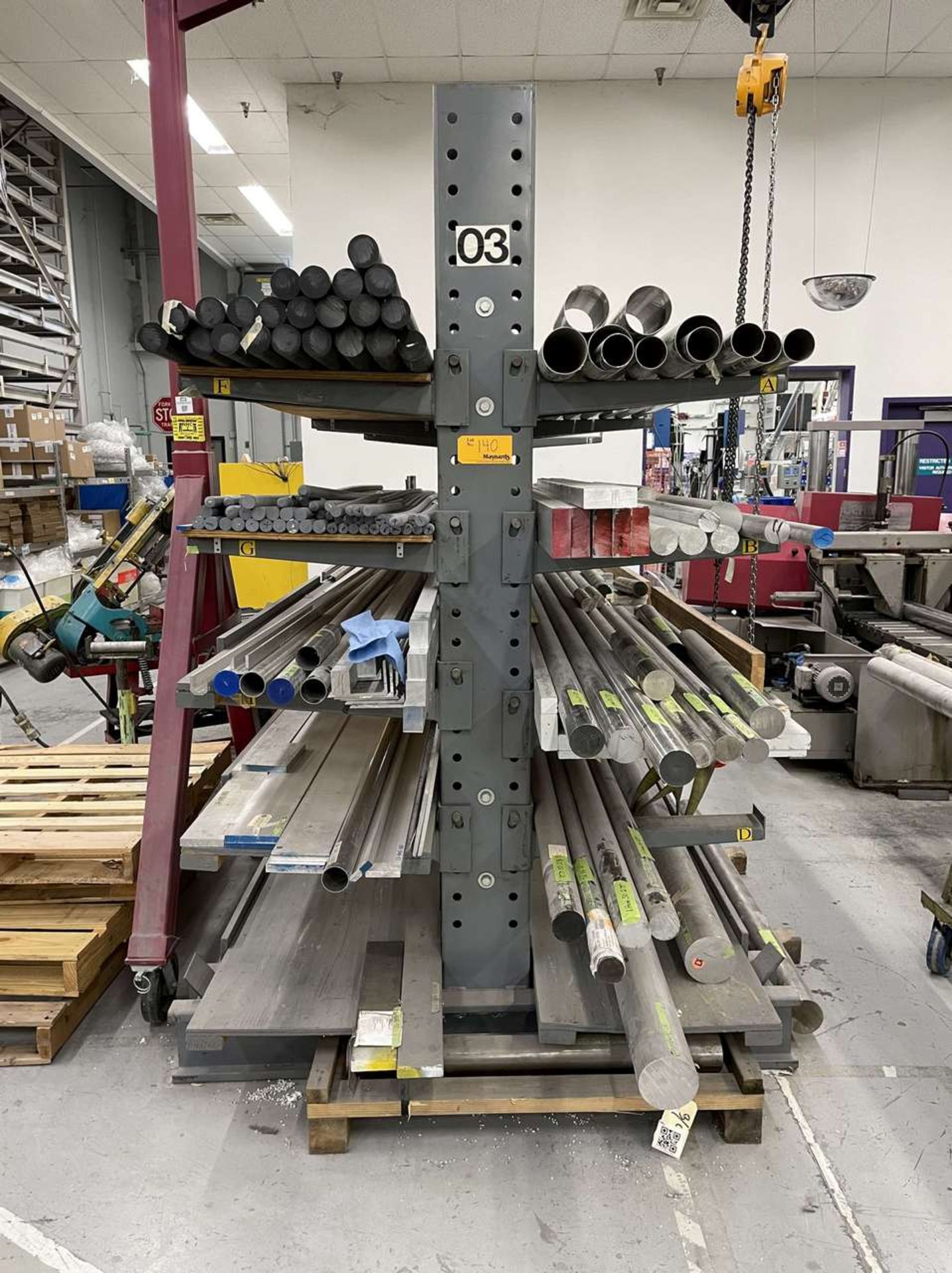 Global 2-Sided Cantilever Rack w/ Material (EXCLUDES NITRONIC & HASTELLOY) - Image 2 of 10