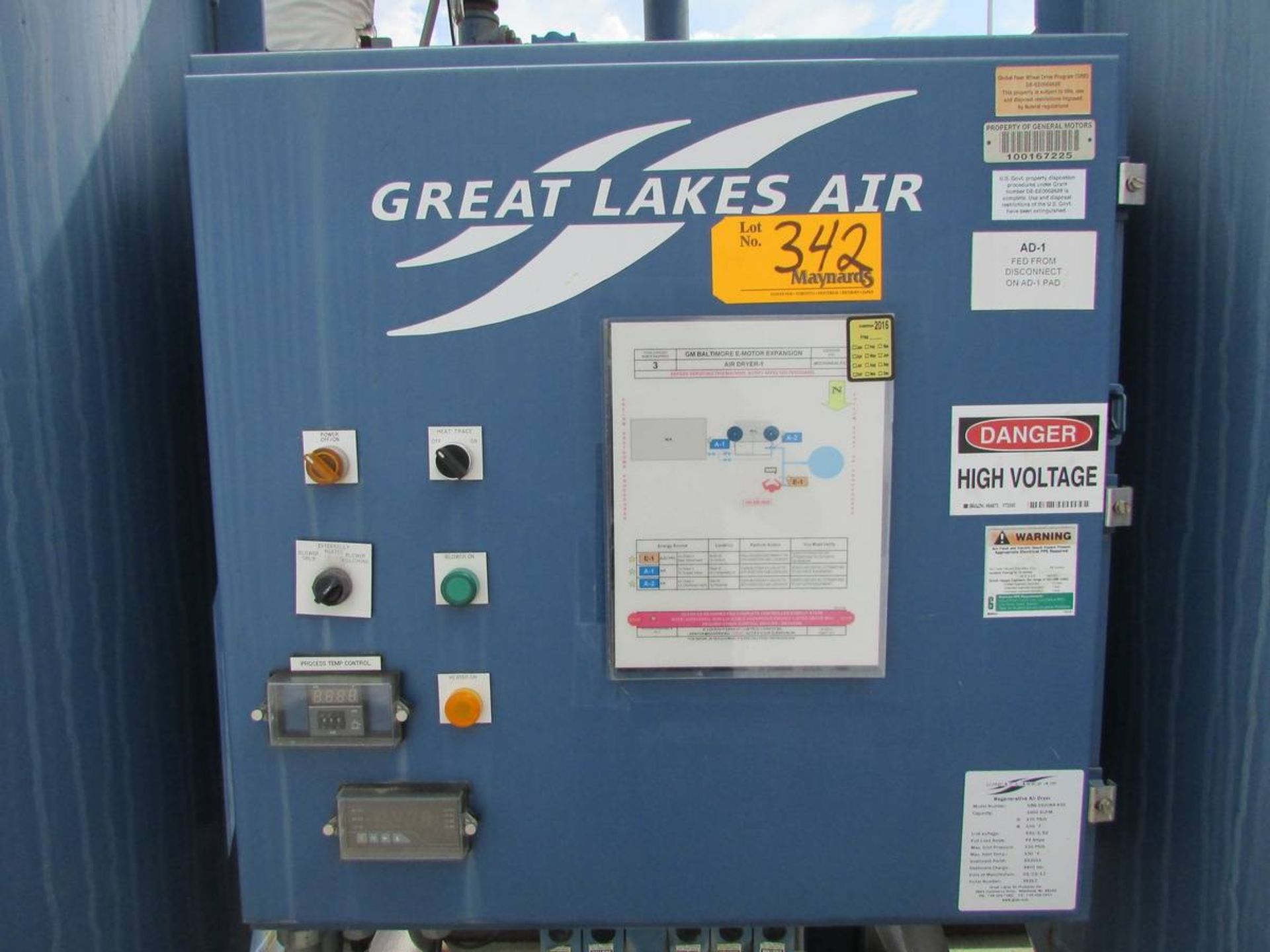 Great Lakes Air GBS-1600N4-436 Regenerative Air Dryer - Image 7 of 15