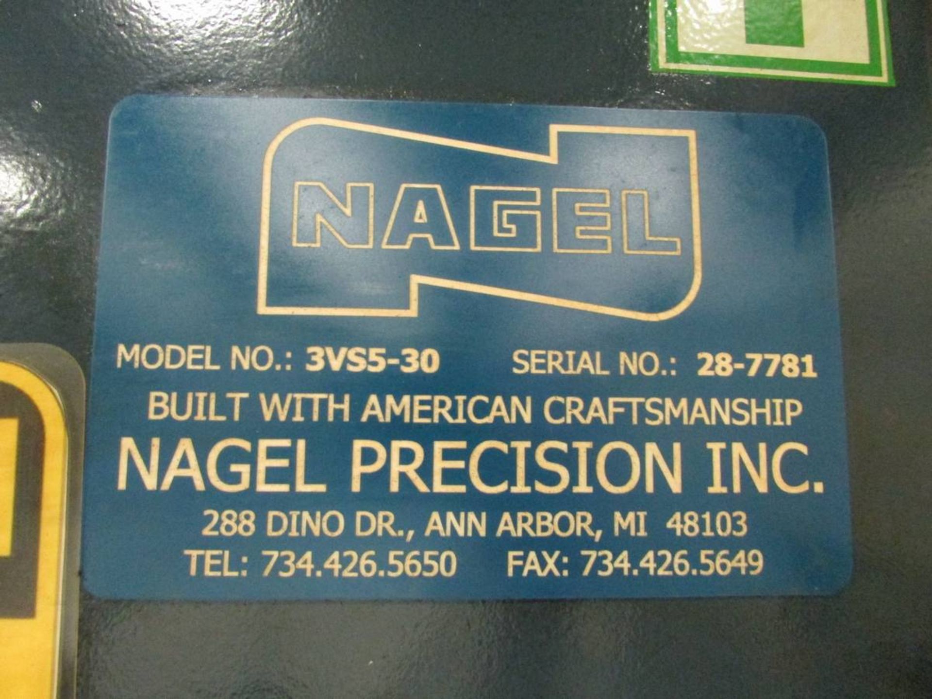 Nagel 3VSS-30 3-Spindle Vertical CNC Honing Machine - Image 22 of 22