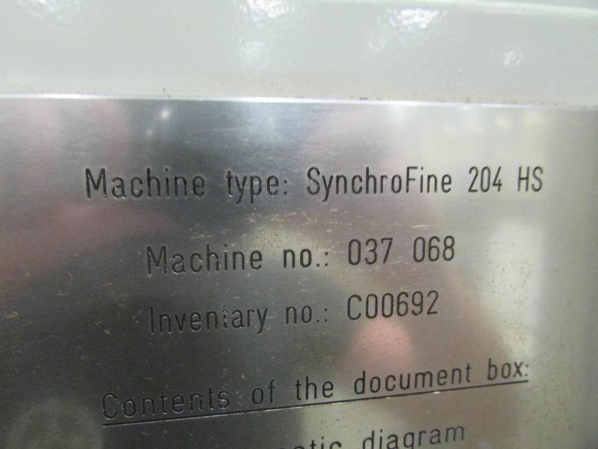 2004 Prawema SynchroFine 204 HS High Performance CNC Gear Honing Machine - Image 26 of 26
