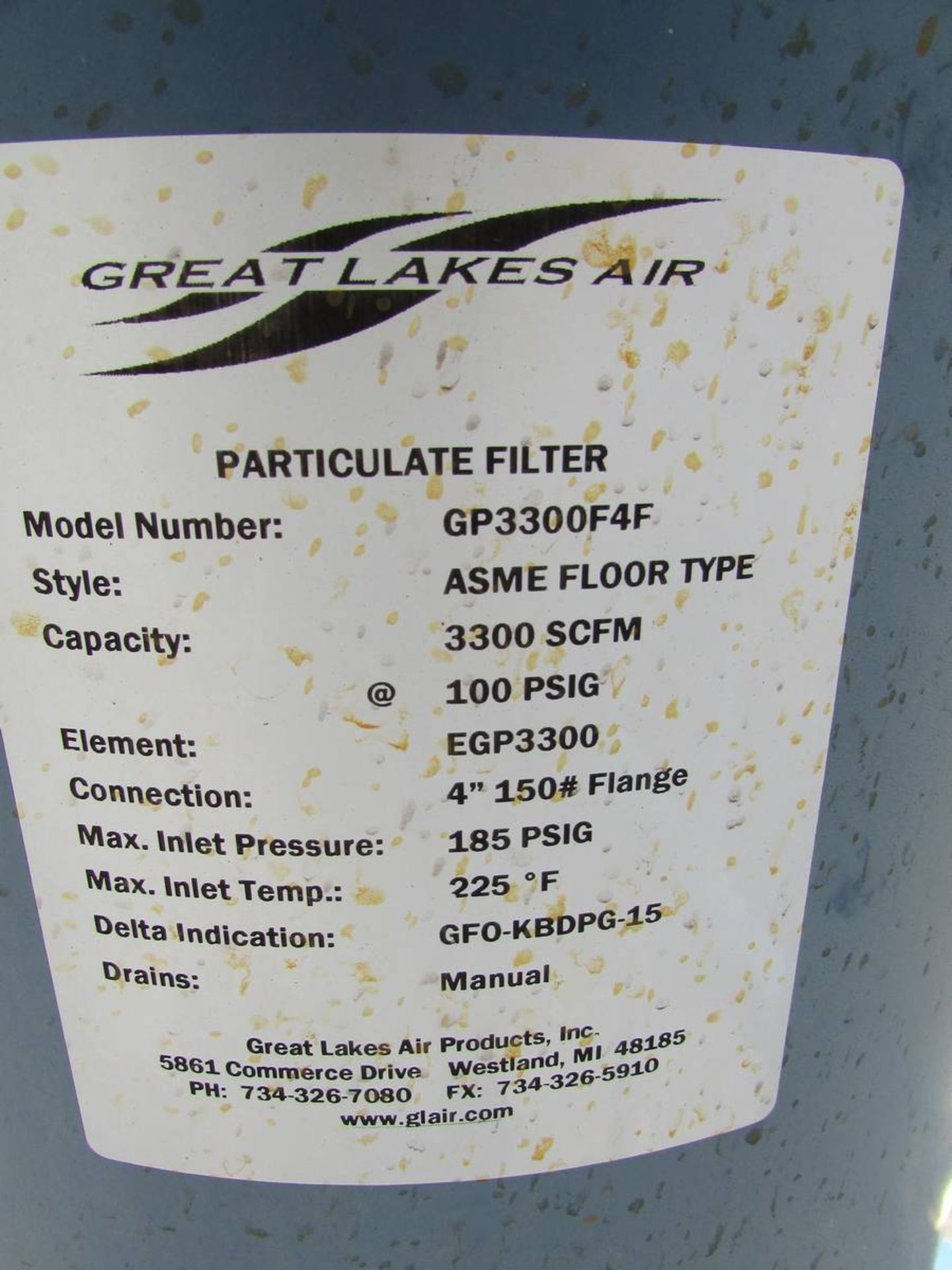 Great Lakes Air GBS-1600N4-436 Regenerative Air Dryer - Image 14 of 15