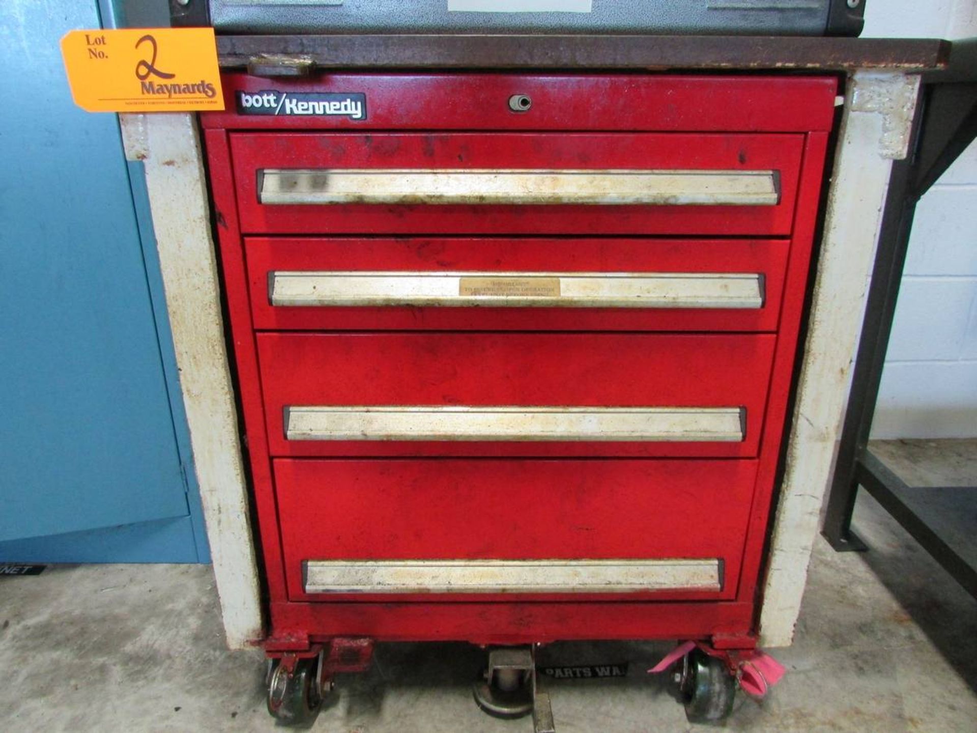 Bott/ Kennedy 22" 4-Drawer Rolling Tool Box - Image 2 of 6