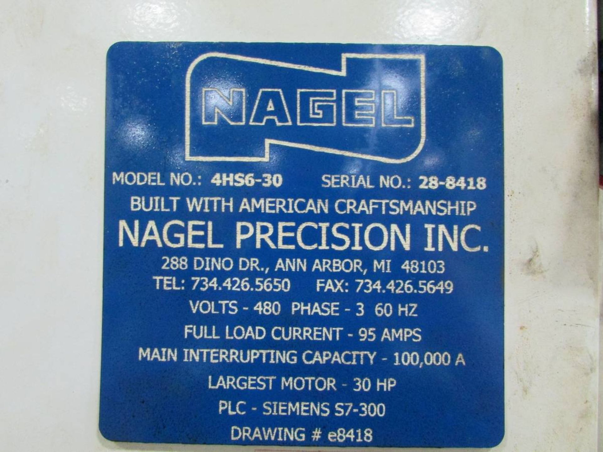 Nagel 4HS6-30 4-Spindle Horizontal CNC Honing Machine - Image 18 of 26