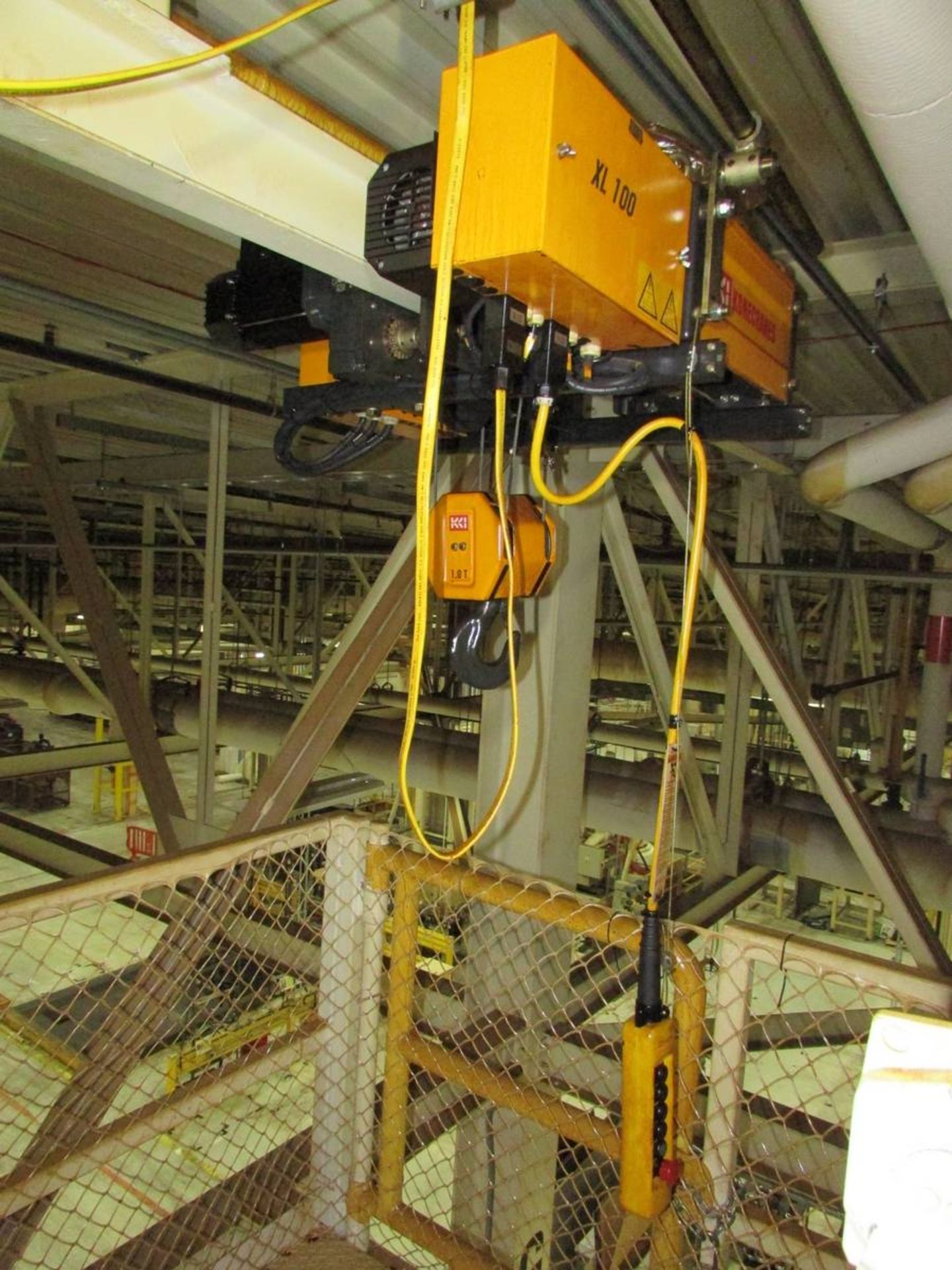 KoneCranes XL100 1 Ton Steel Braided Cable Electric Hoist