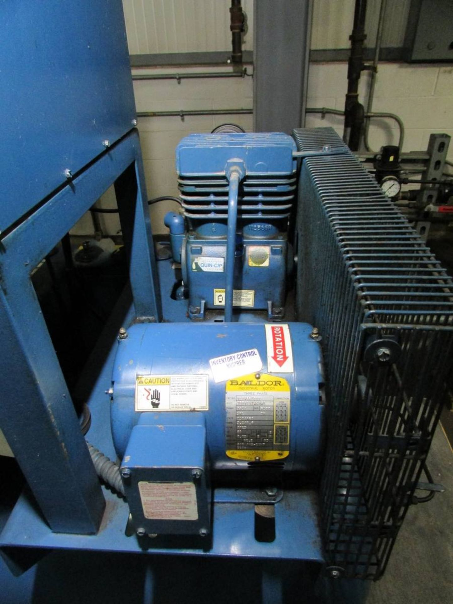 Quincy Compressor QC00706D00087 Dual Horizontal Tank Mounted Compressors/Air Dryer Combo - Image 5 of 17