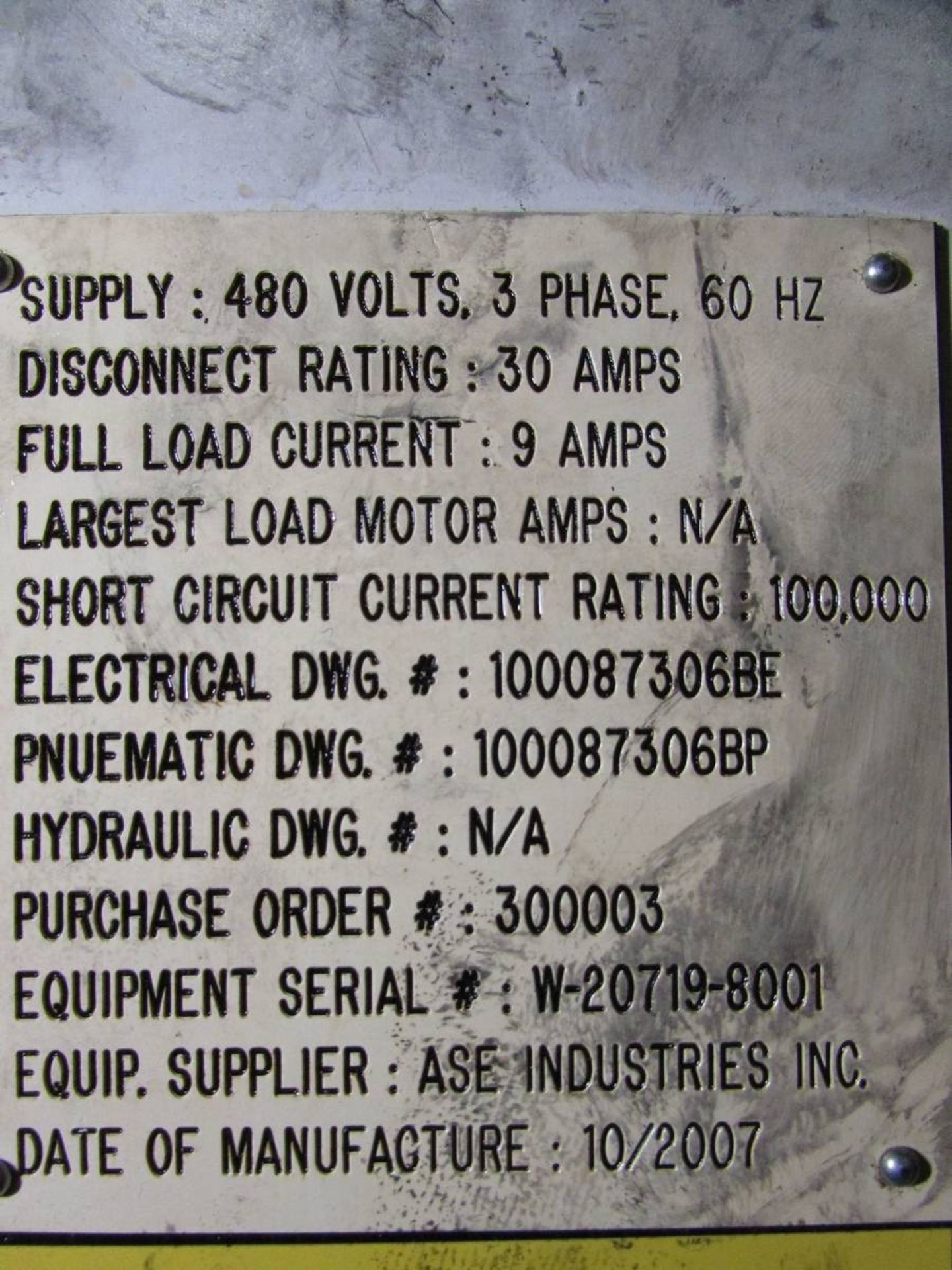 2007 Final Phase Ase Automatic Sun Gear Conveyor Burnishing and Wash Line - Image 31 of 32