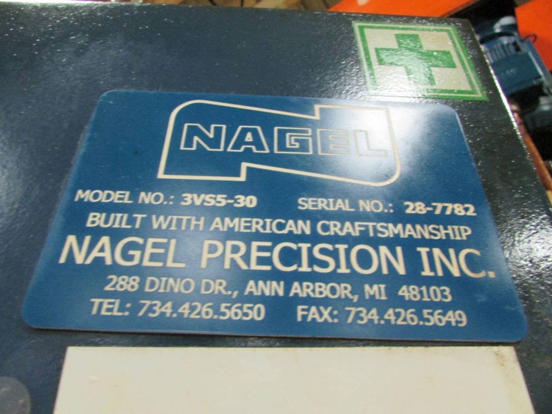 Nagel 3VSS-30 3-Spindle Vertical CNC Honing Machine - Image 22 of 22