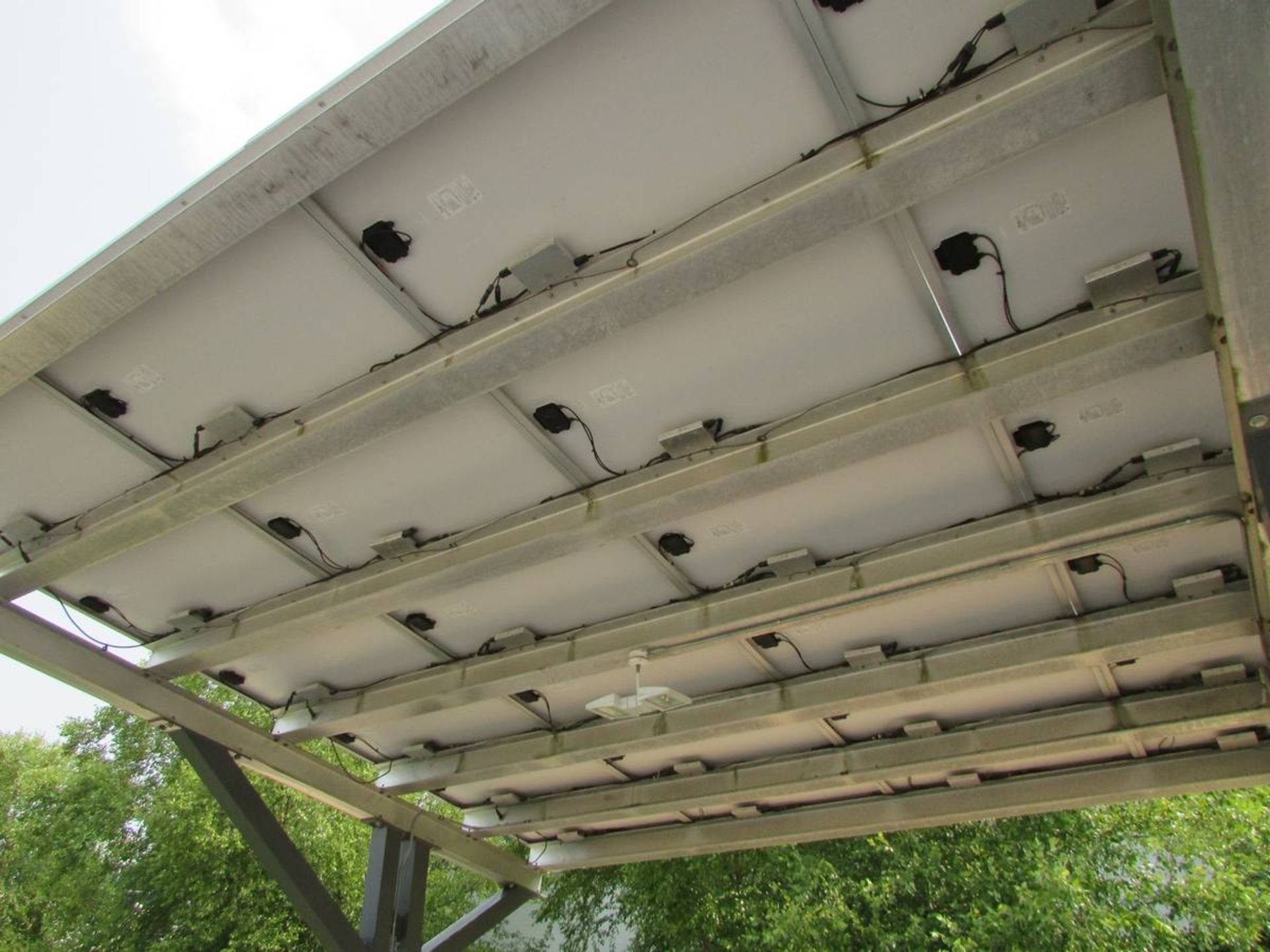 2010 Standard Solar 9.87kW Photovoltaic EV Car Charging Carport - Image 7 of 17