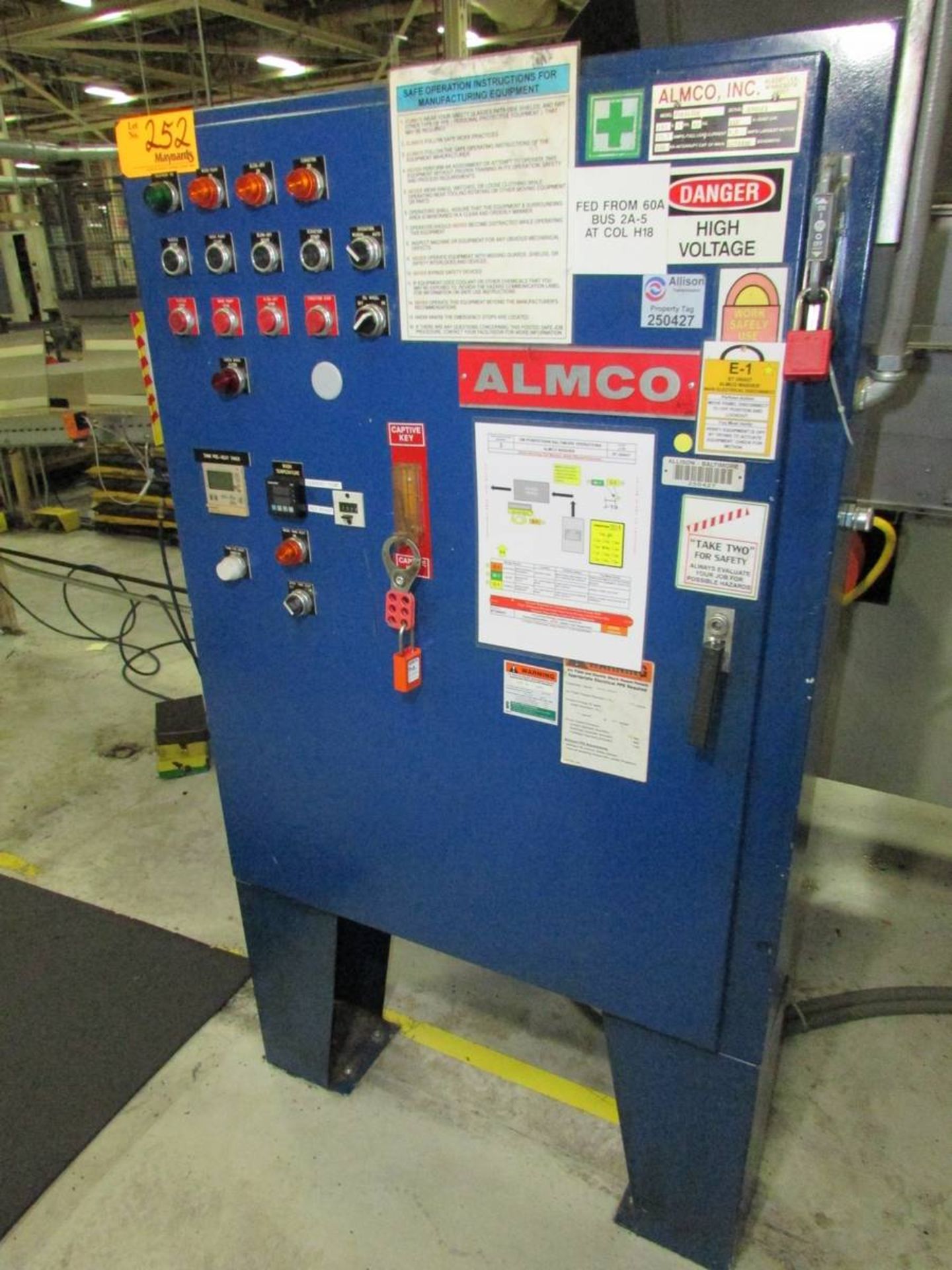 Almco Inc PWB9-36E 2-Stage 9" Conveyor Parts Washer - Image 14 of 17