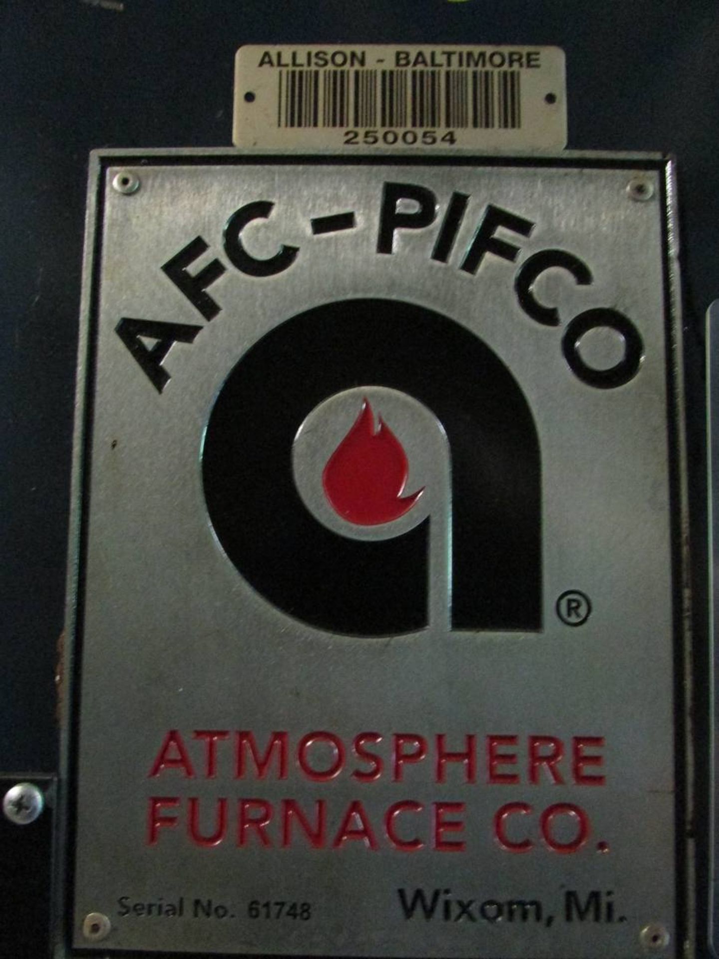 AFC-PIFCO Natural Gas Batch Carburize Tempering Furnace - Image 13 of 13