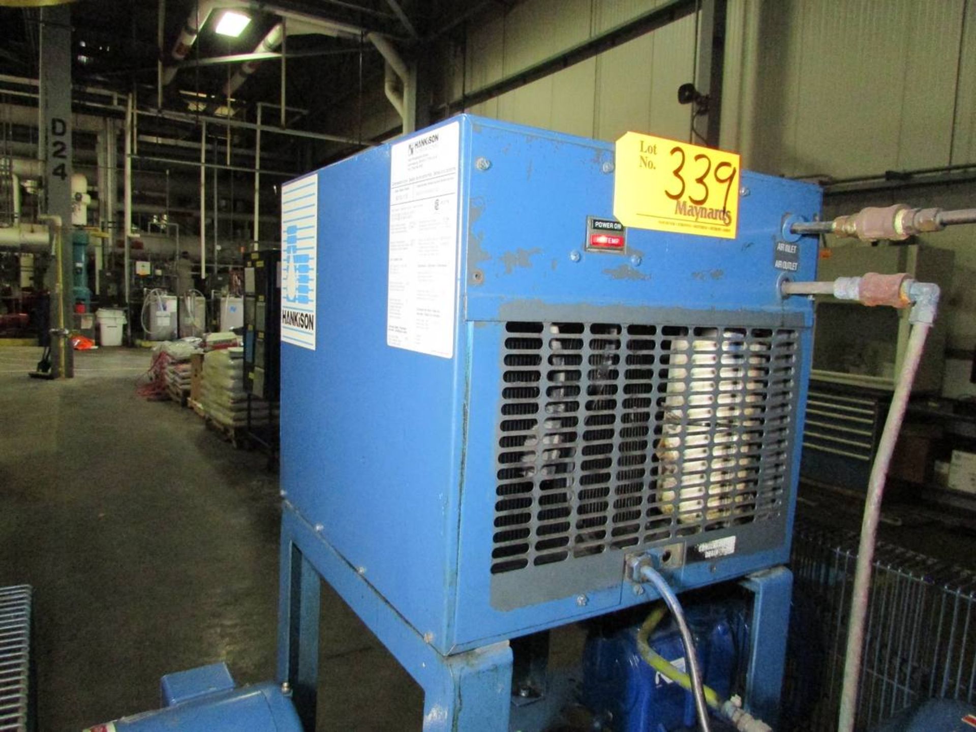 Quincy Compressor QC00706D00087 Dual Horizontal Tank Mounted Compressors/Air Dryer Combo - Image 13 of 17