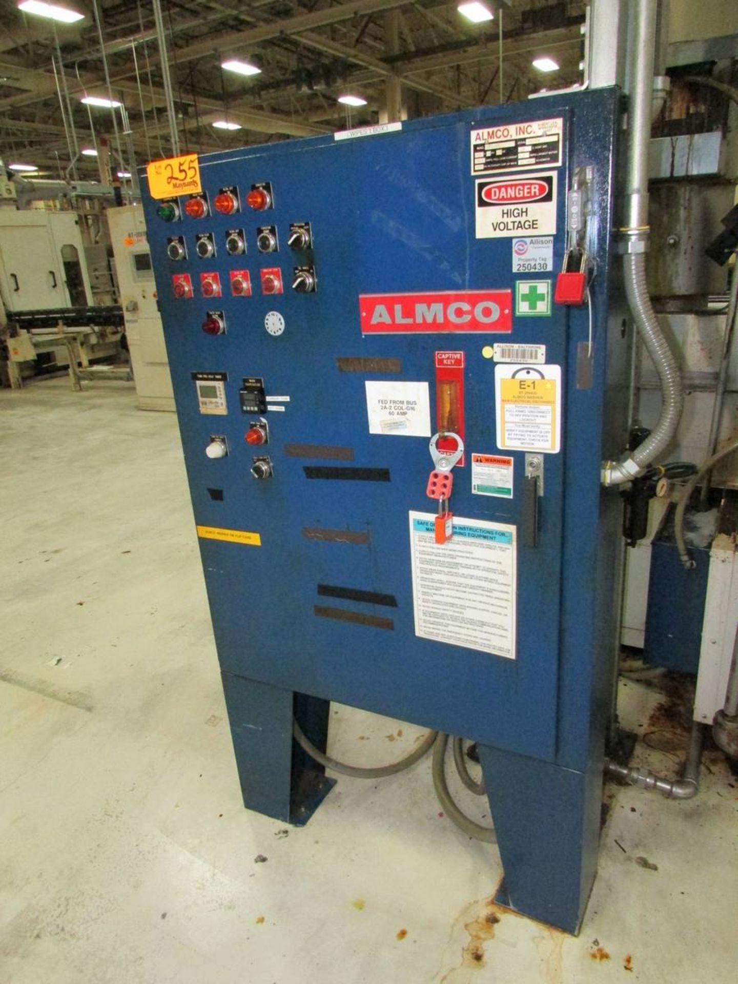 Almco Inc PWB9-36E 2-Stage 9" Conveyor Parts Washer - Image 13 of 16