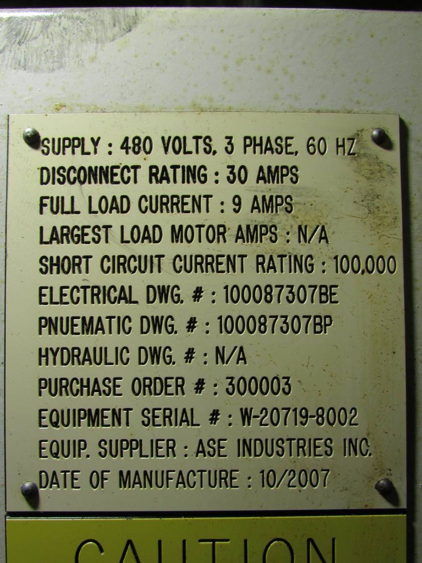 2007 Final Phase Ase Automatic Sun Gear Conveyor Burnishing and Wash Line - Image 32 of 32