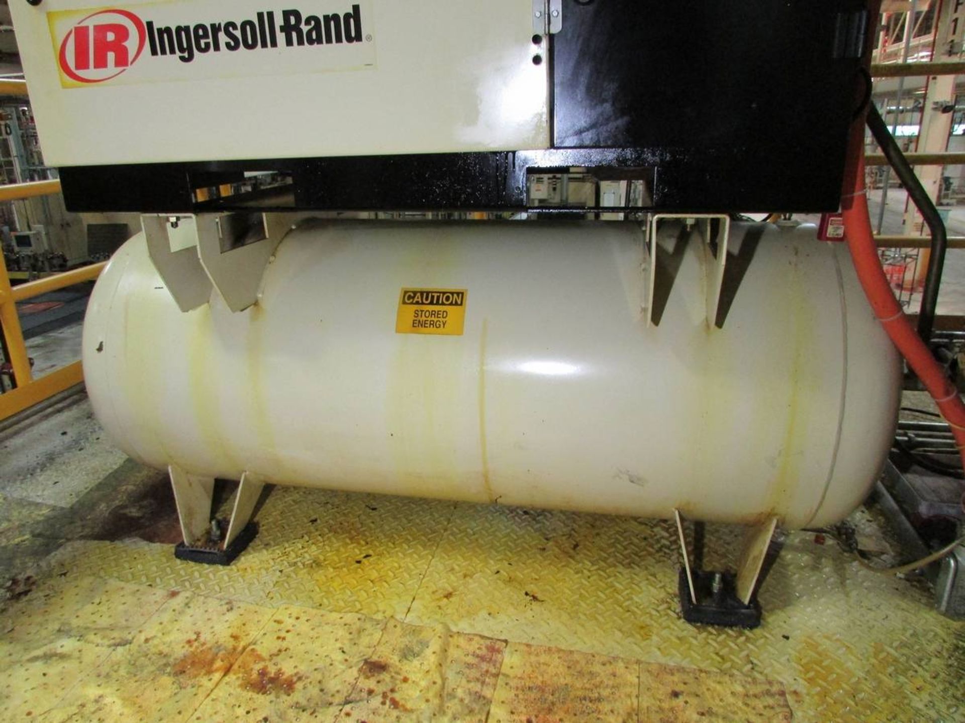 2003 Ingersoll Rand PKG SSR UP6-20-200 20HP Horizontal Tank Mounted Compressor/ Air Dryer Combo - Image 10 of 12