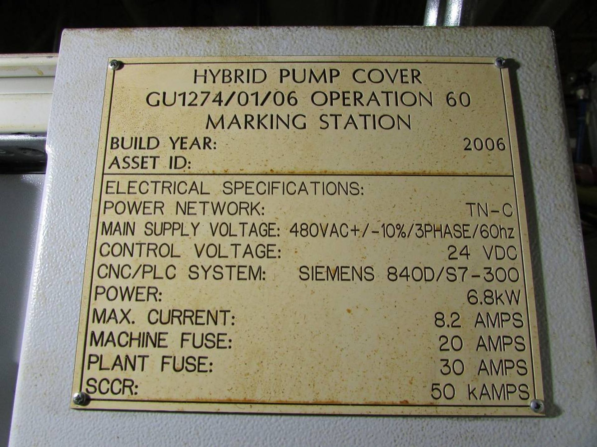 2006 Grob Part Marking Station - Image 10 of 10