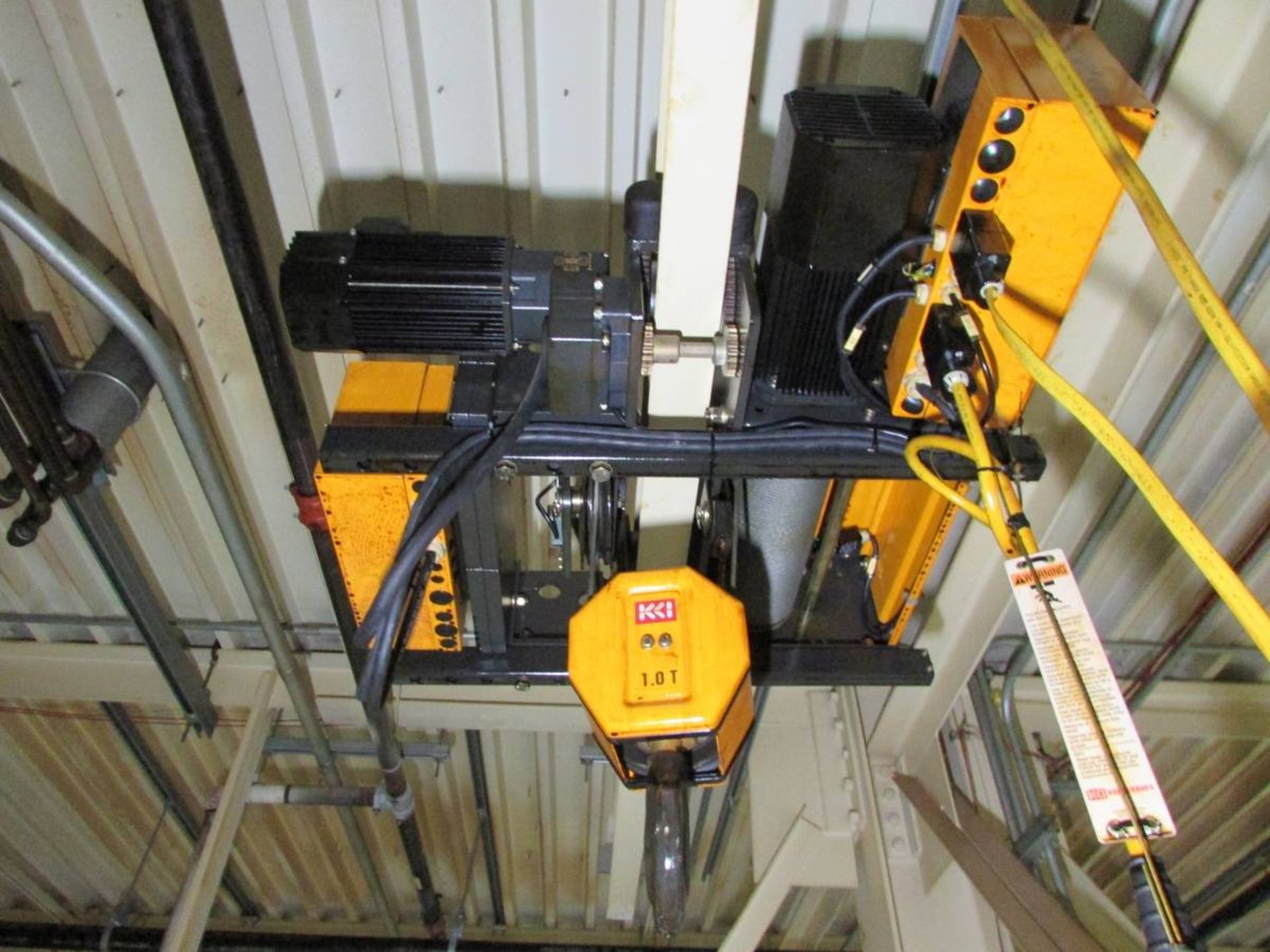 KoneCranes XL100 1 Ton Steel Braided Cable Electric Hoist - Image 3 of 6