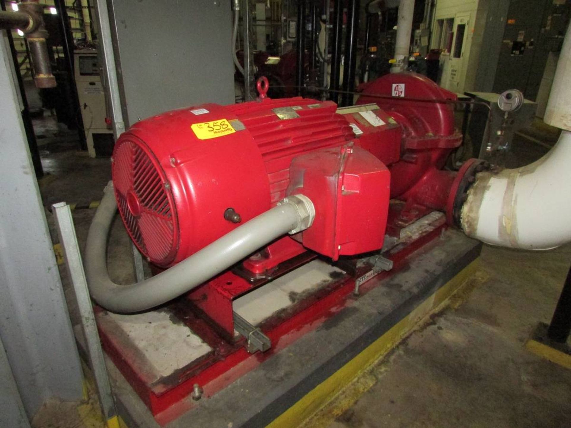 Bell & Gossett HSC3 12.500 LHR 200HP Centrifugal Pump Skid