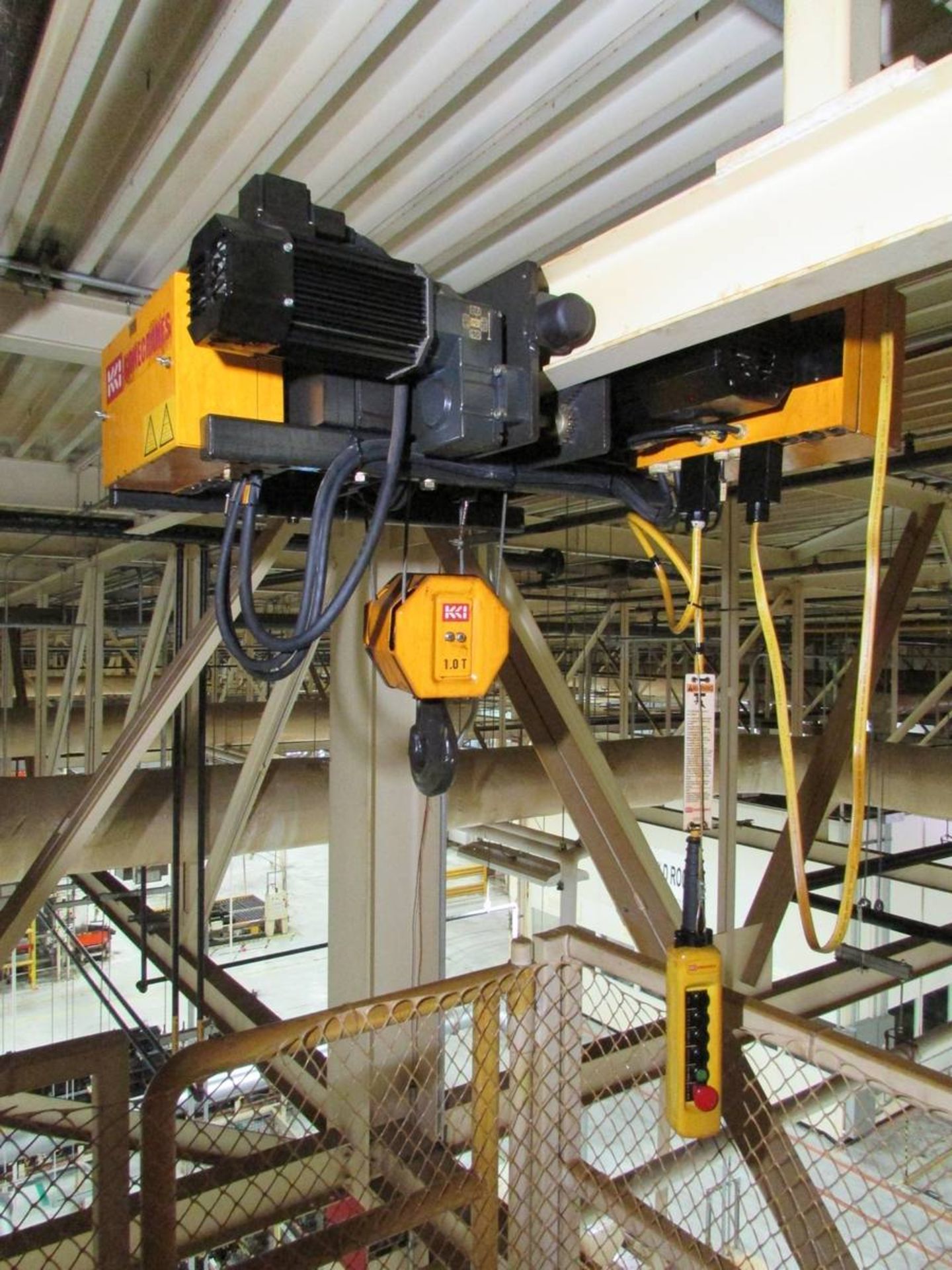 KoneCranes XL100 1 Ton Steel Braided Cable Electric Hoist