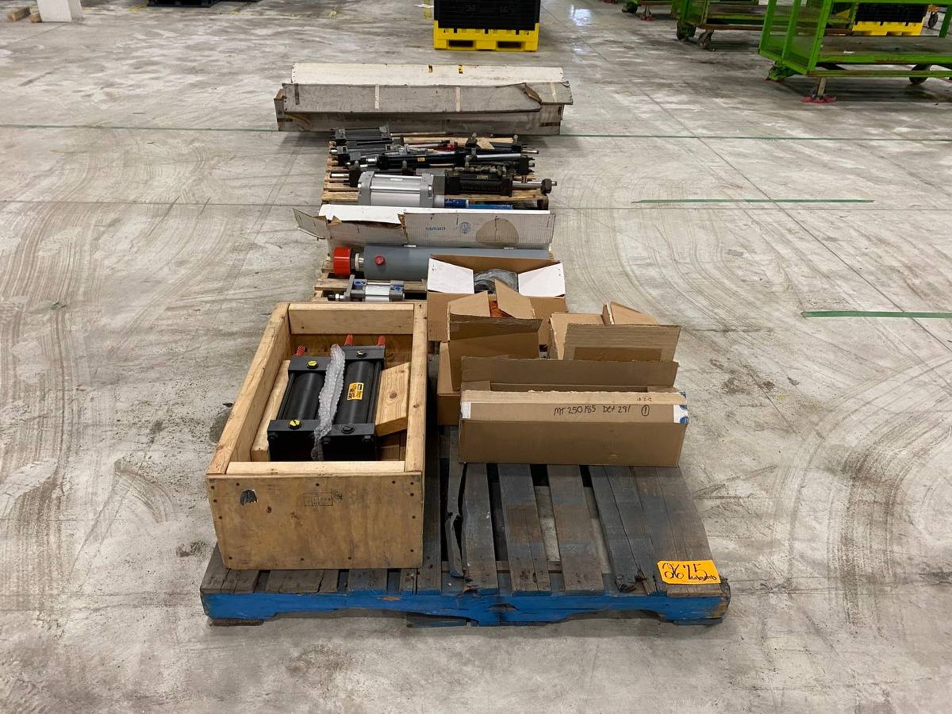 (4) Pallets Of Assorted Various Size Cylinders